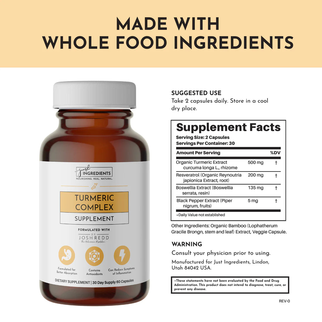 Turmeric Complex | Just Ingredients