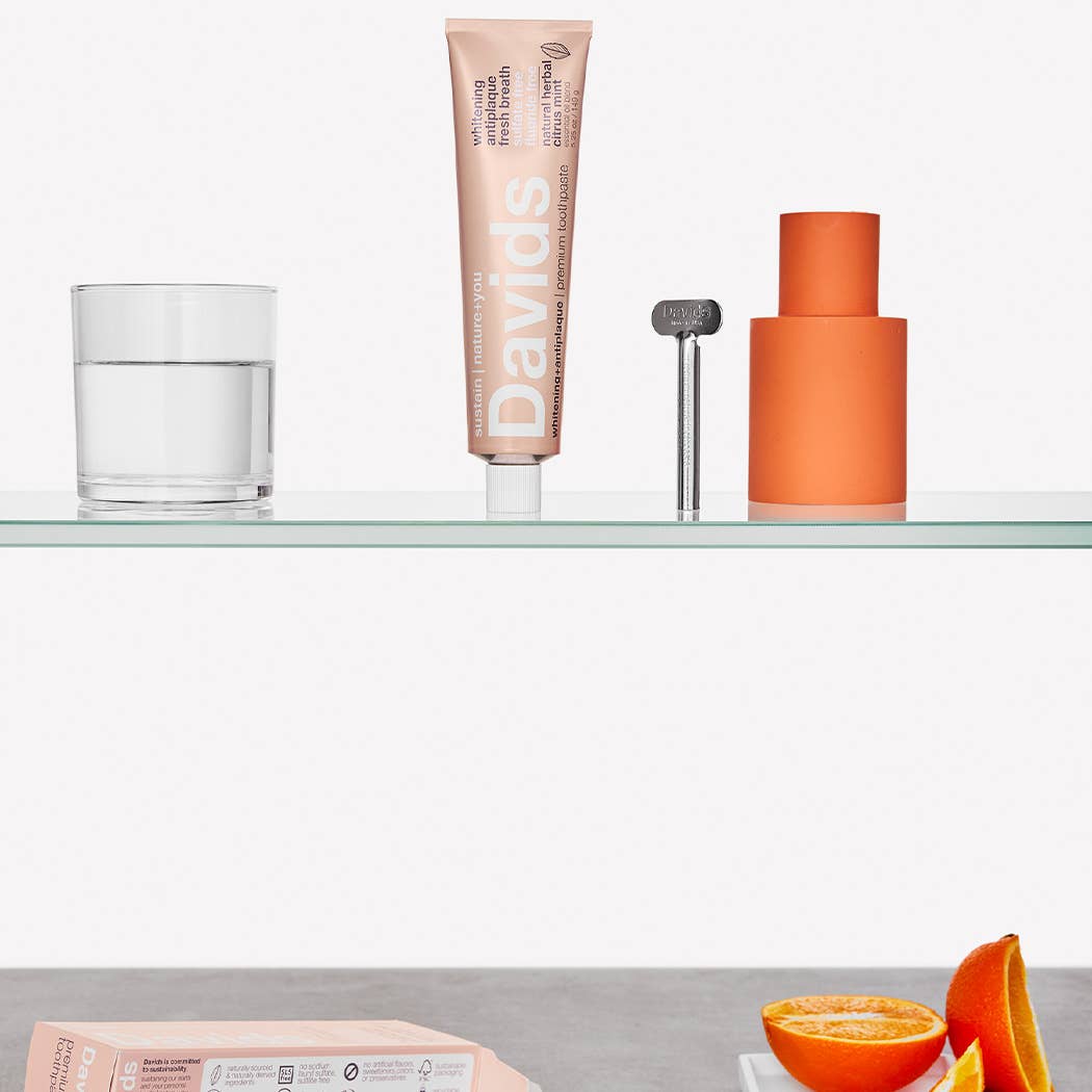 Davids Premium Toothpaste Herbal Citrus Peppermint | Davids