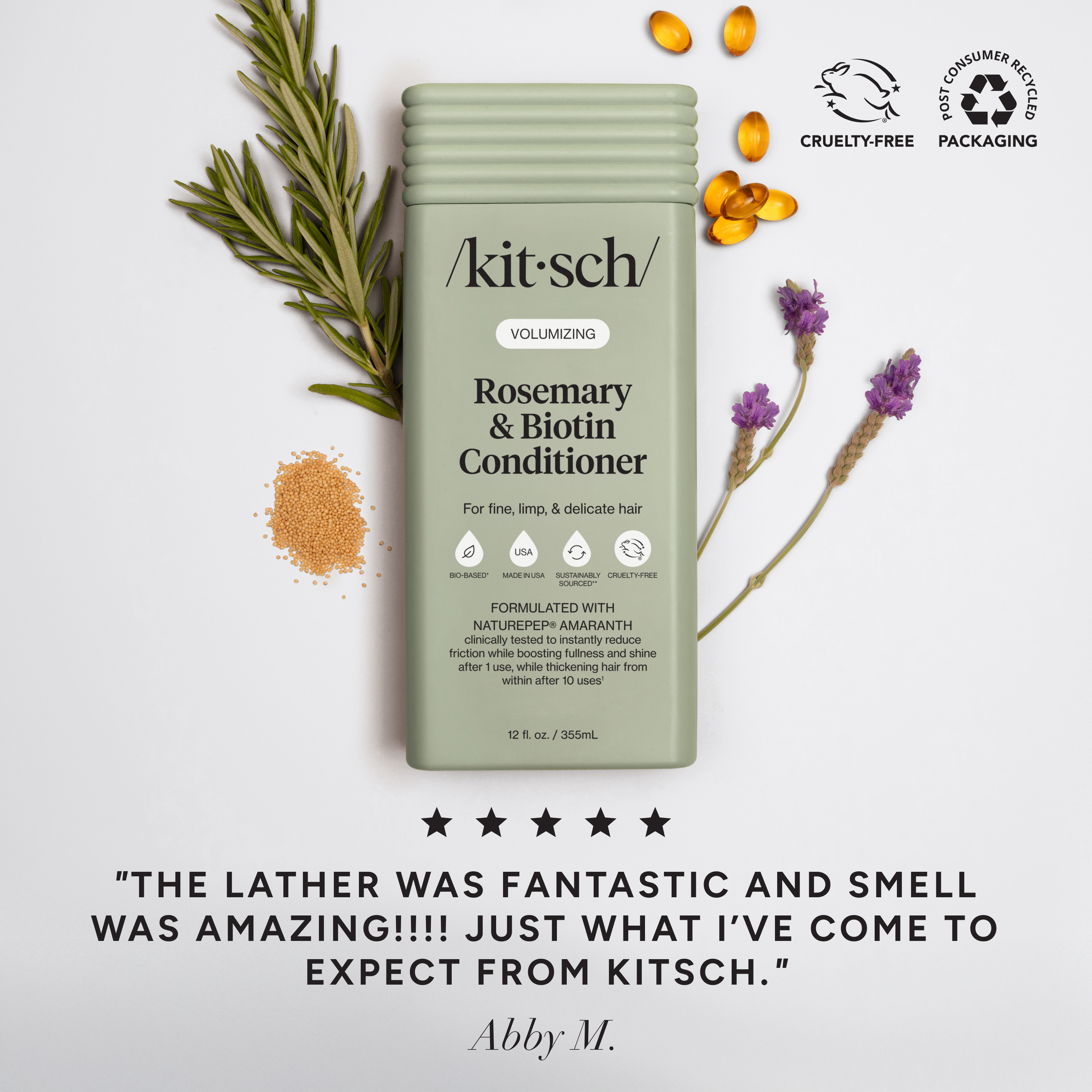 Volumizing Rosemary & Biotin Conditioner | KITSCH