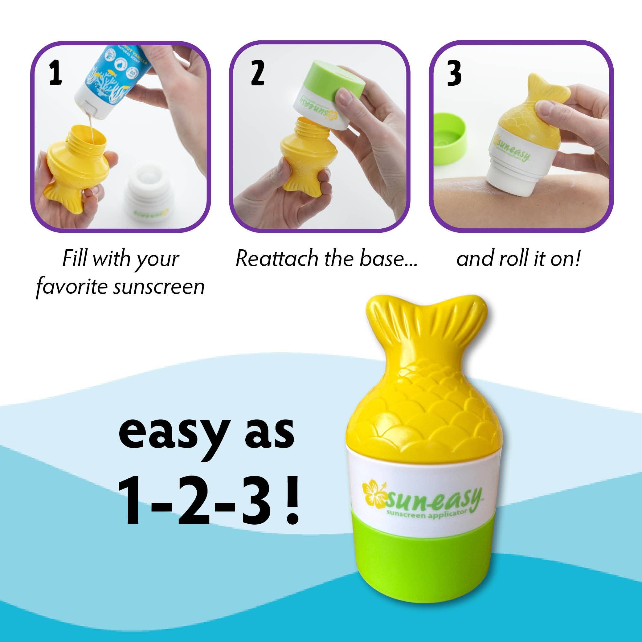Sun-Easy Sunscreen Applicator (Fish Tails) | Yaya
