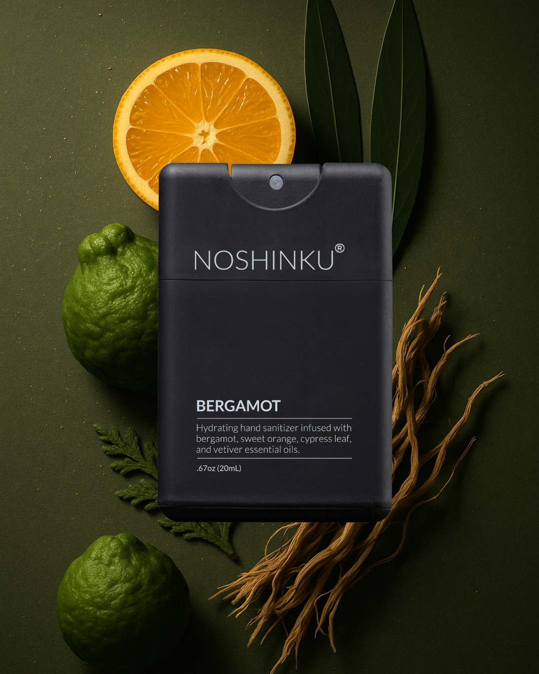 Bergamot Pocket Hand Sanitizer | Noshinku