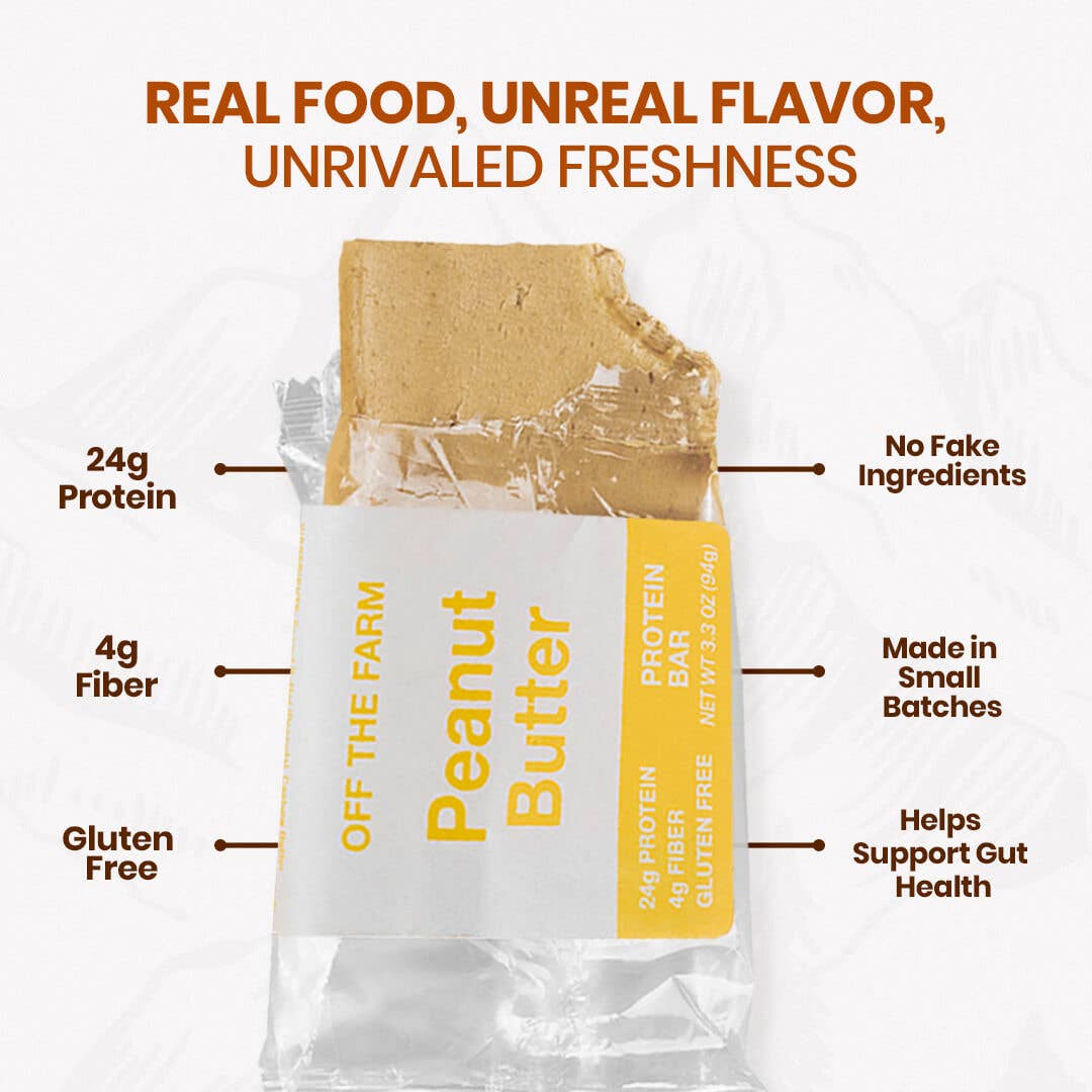 Peanut Butter Protein Bar | Off the Farm
