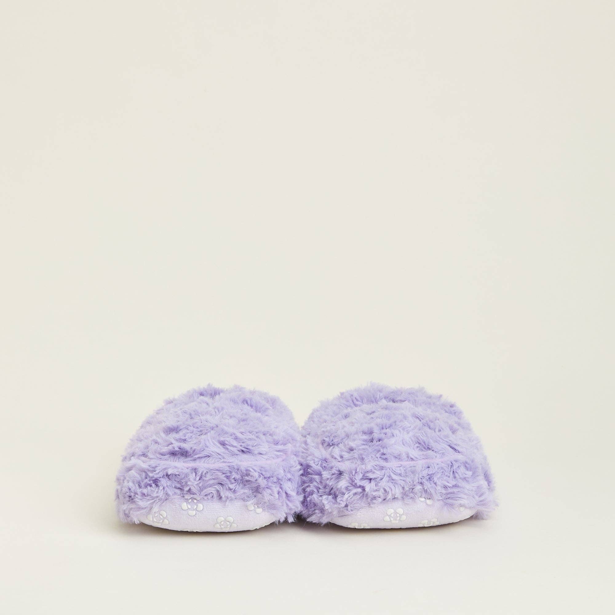 Curly Purple Slippers | Warmies