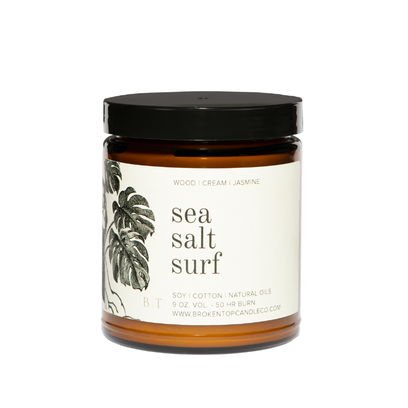 Sea Salt Surf Natural Soy Candle 9 oz | Broken Top