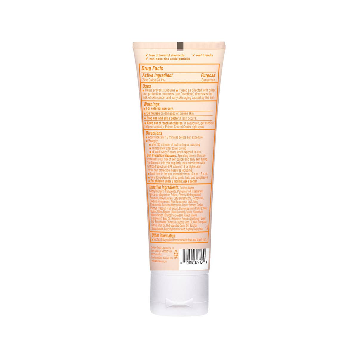 Baby Clear Zinc Sunscreen SPF 50 | ThinkSun