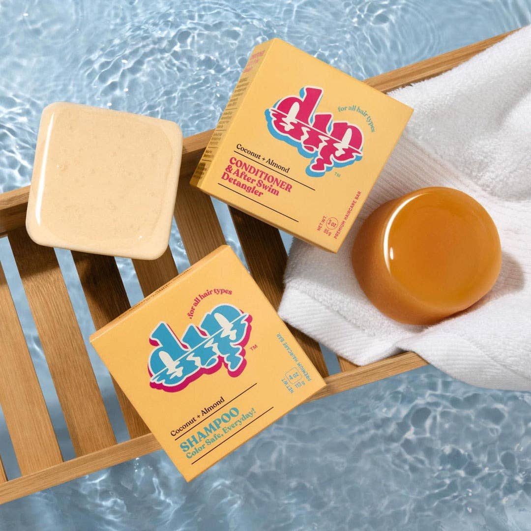 Color Safe Shampoo Bar for Every Day - Coconut & Almond | Dip