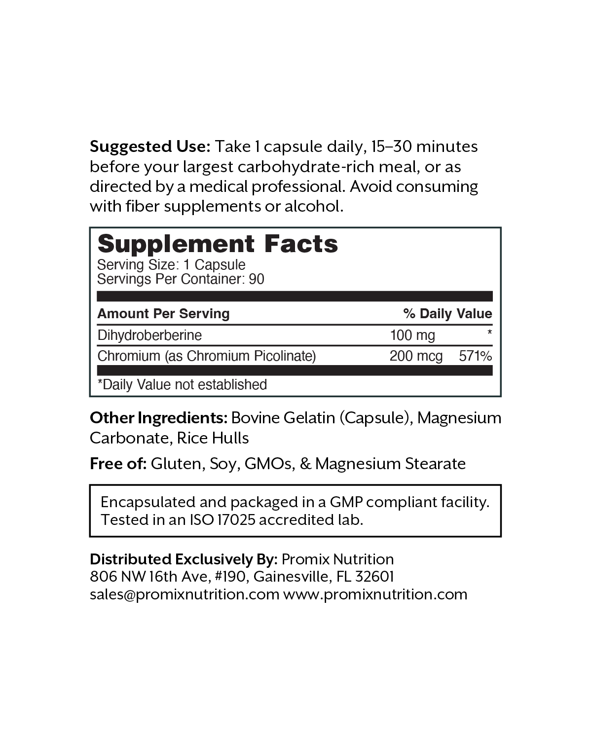 Berberine Metabolic | Promix