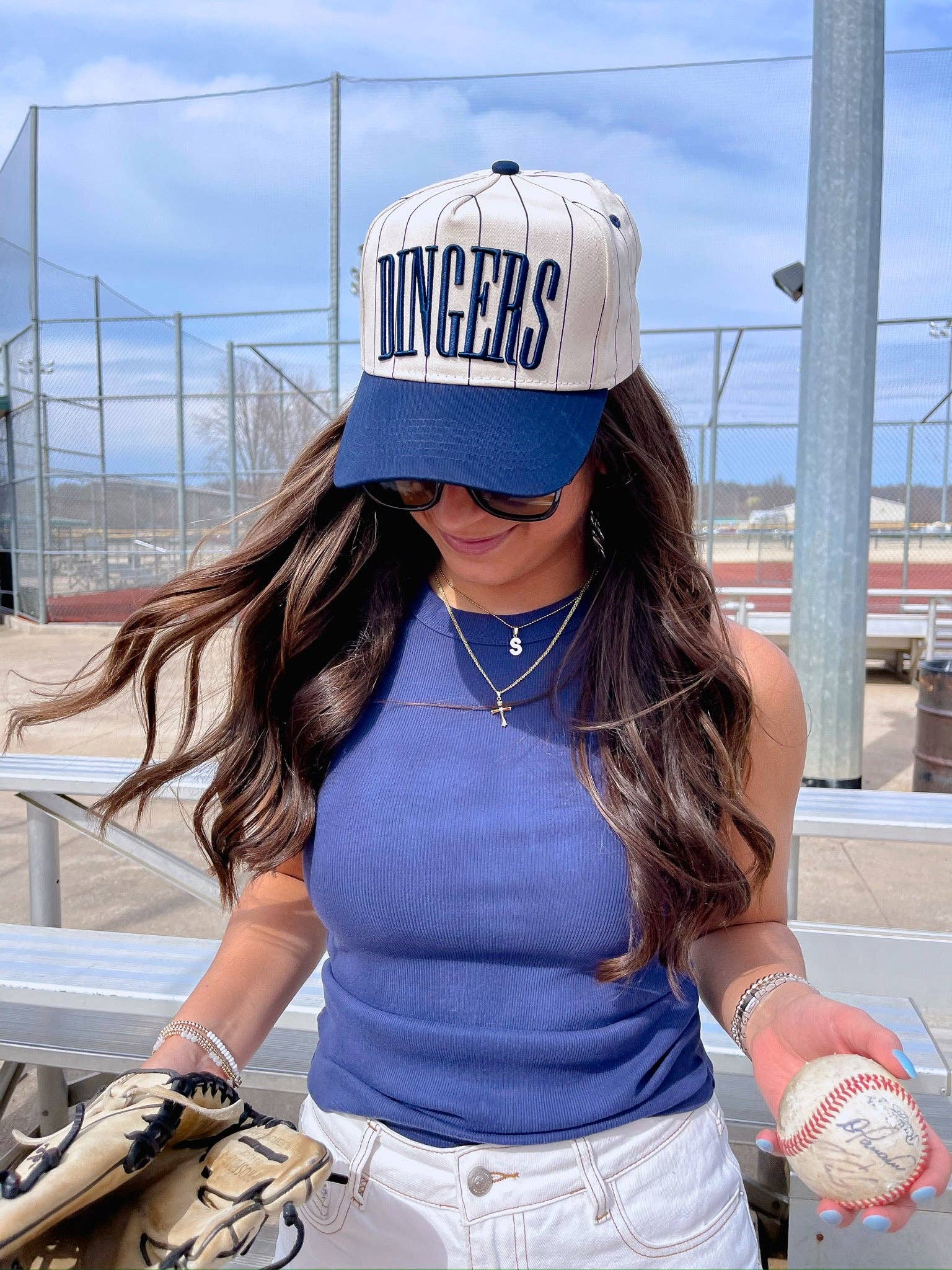 Dingers - Stripe Vintage Trucker Hat | Kenzkustomz