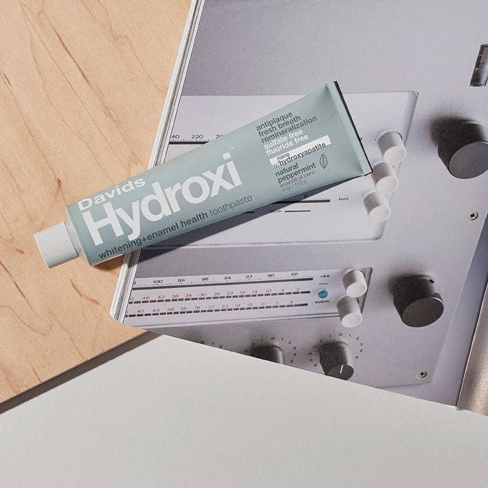 Hydroxi™ whitening+enamel health nano hydroxyapatite premium toothpaste / peppermint | Davids