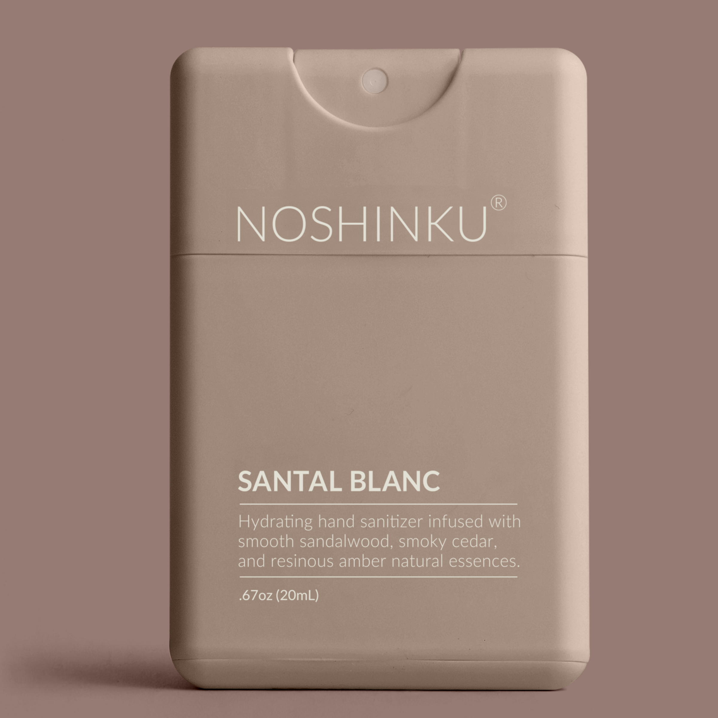 Santal Blanc Hydrating Pocket Hand Sanitizer | Noshinku