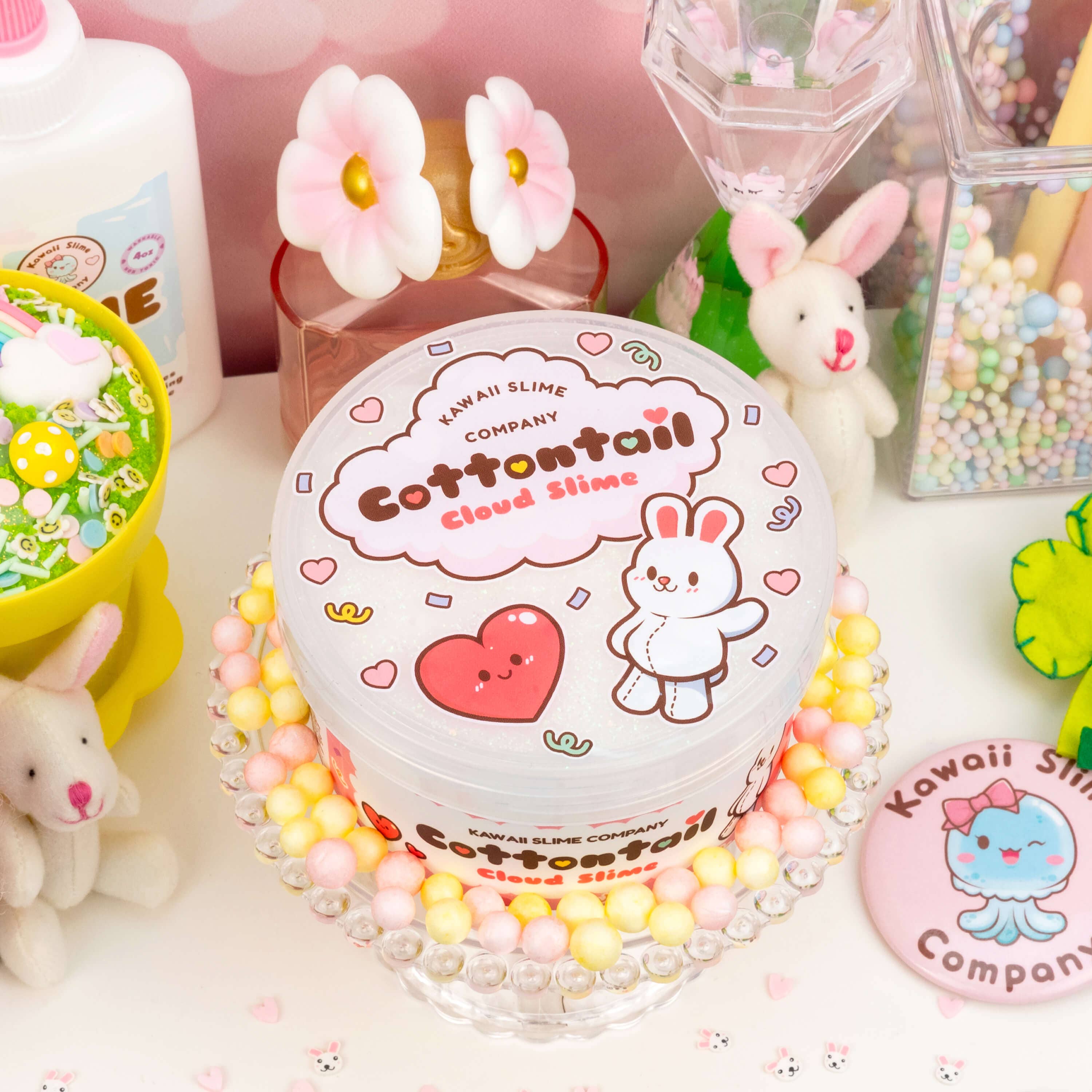 Cottontail Cloud Signature Dome™ Slime | Kawaii Slime