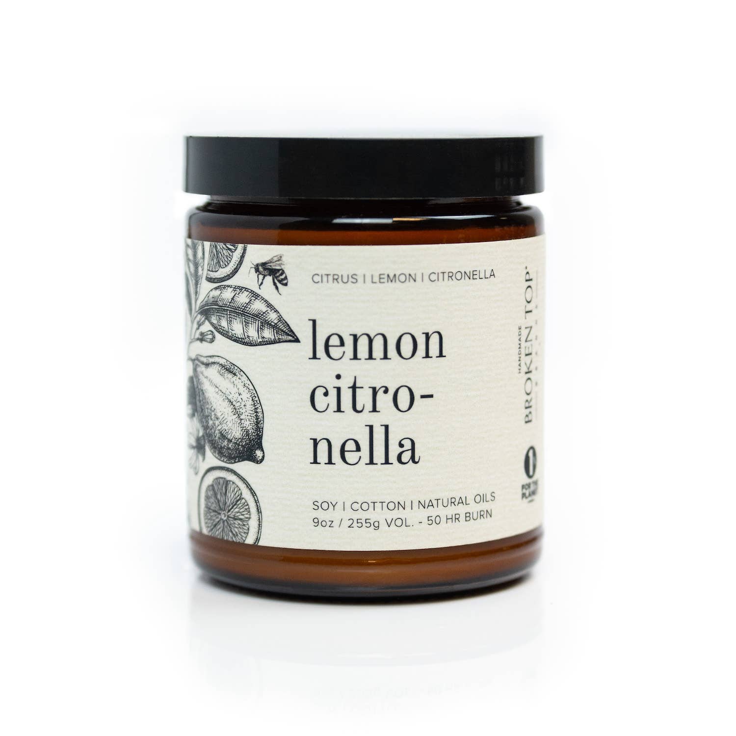 Lemon Citronella - 9 oz Soy Candle | Broken Top