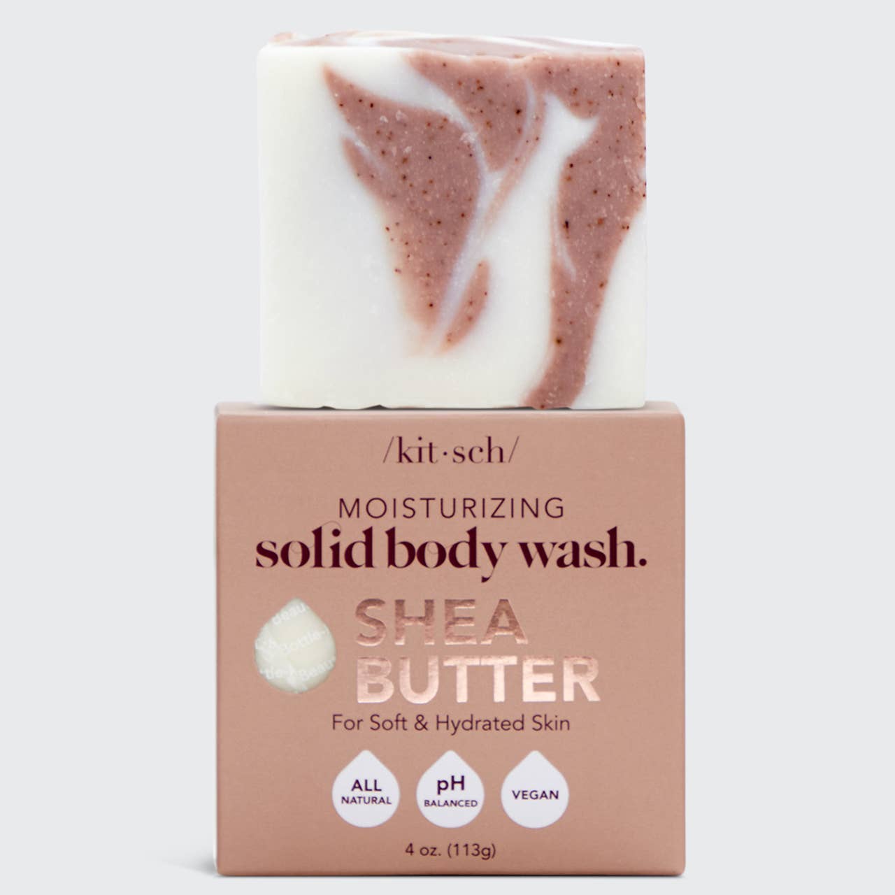 Shea Butter Solid Body Wash Bar | Kitsch