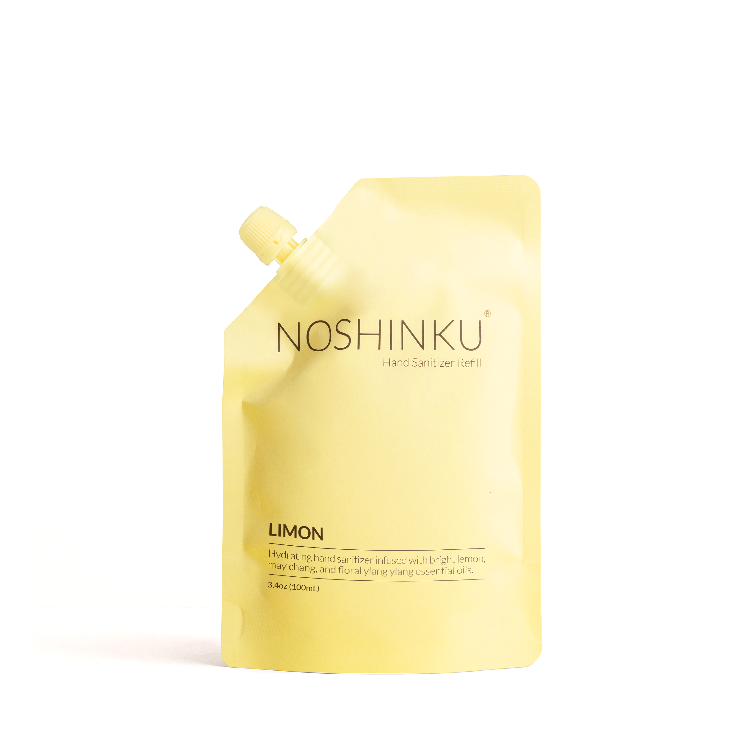 Lemon Ylang-Ylang Hand Sanitizer Refill Pouch | Noshinku
