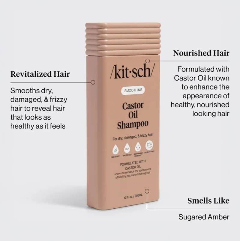 Smoothing Castor Oil Shampoo | KITSCH