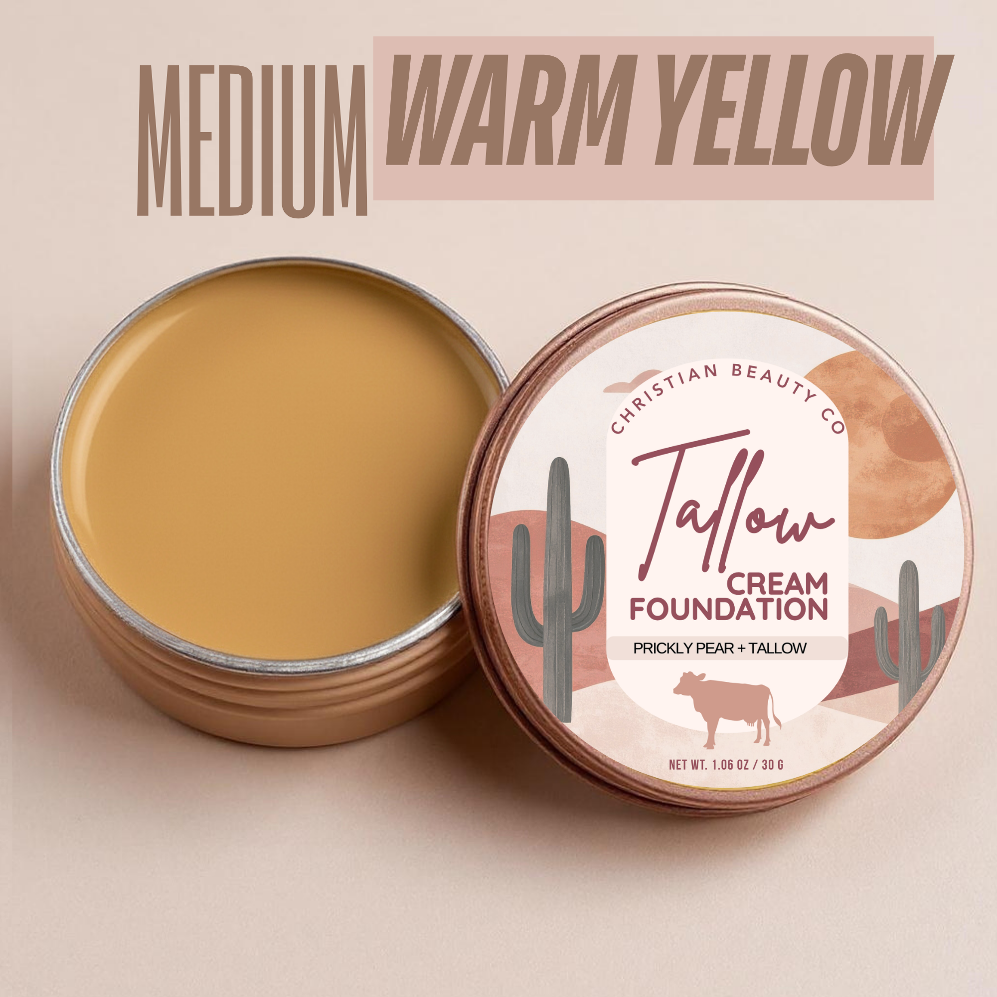 Tallow Cream Foundation | Christian Beauty Co