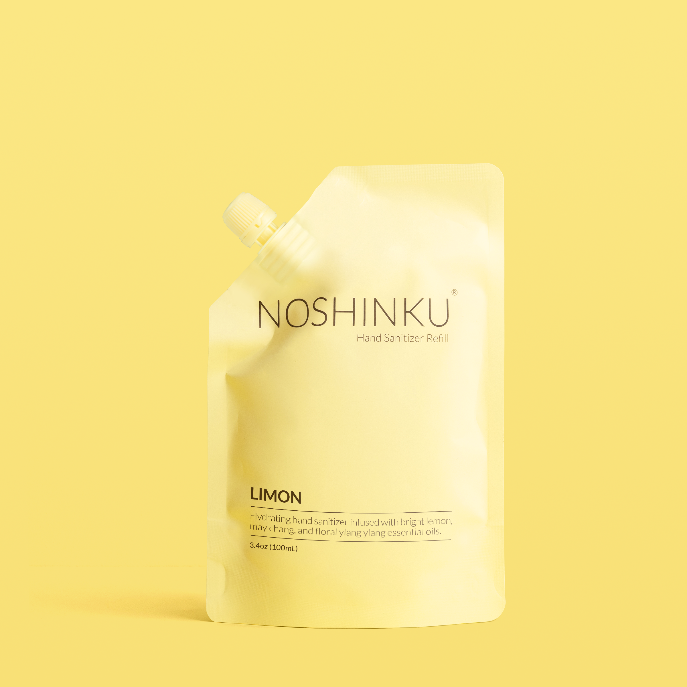 Lemon Ylang-Ylang Hand Sanitizer Refill Pouch | Noshinku