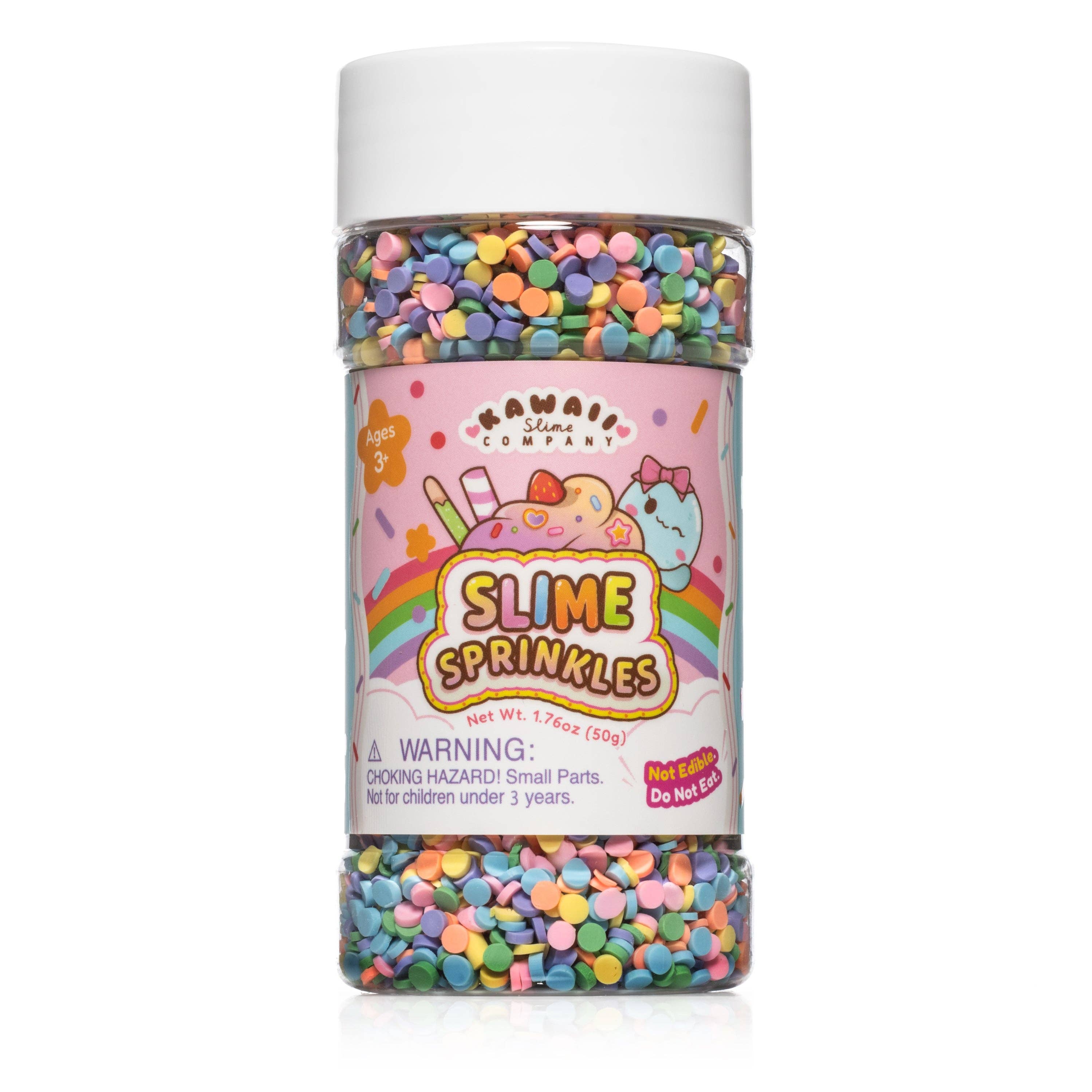 Mini Pastel Confetti Slime Sprinkles | Kawaii Slime