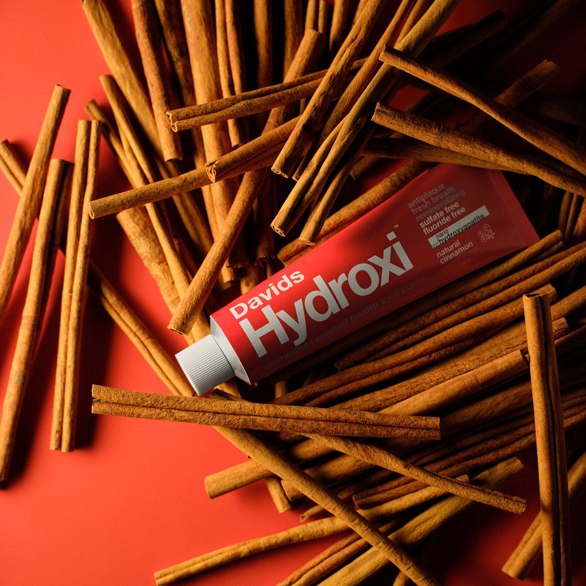 Hydroxi™ Whitening+ Enamel Health Toothpaste - Natural Cinnamon | Davids Health Sciences, Inc