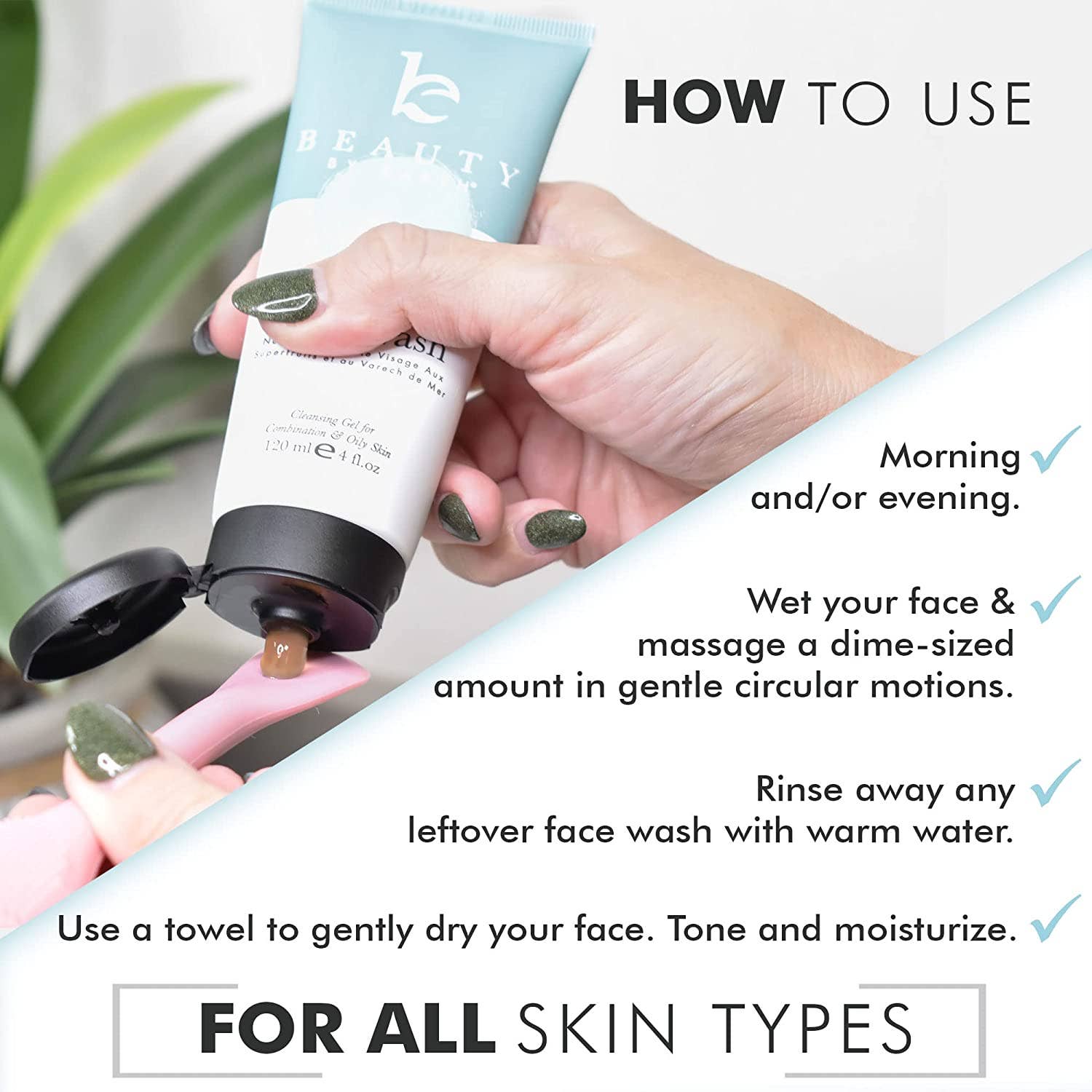 Facial Wash Superfruits & Sea Kelp | Beauty by Earth