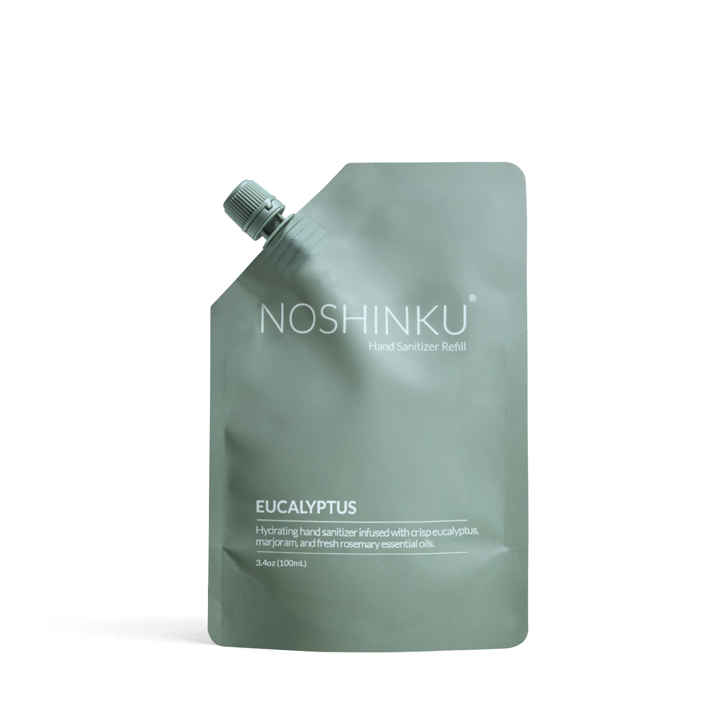 Eucalyptus Rosemary Hand Sanitizer Refill Pouch | Noshinku