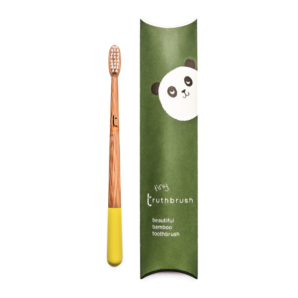 Sunshine Yellow Tiny Truthbrush with soft bristles | Toothbrush LLC
