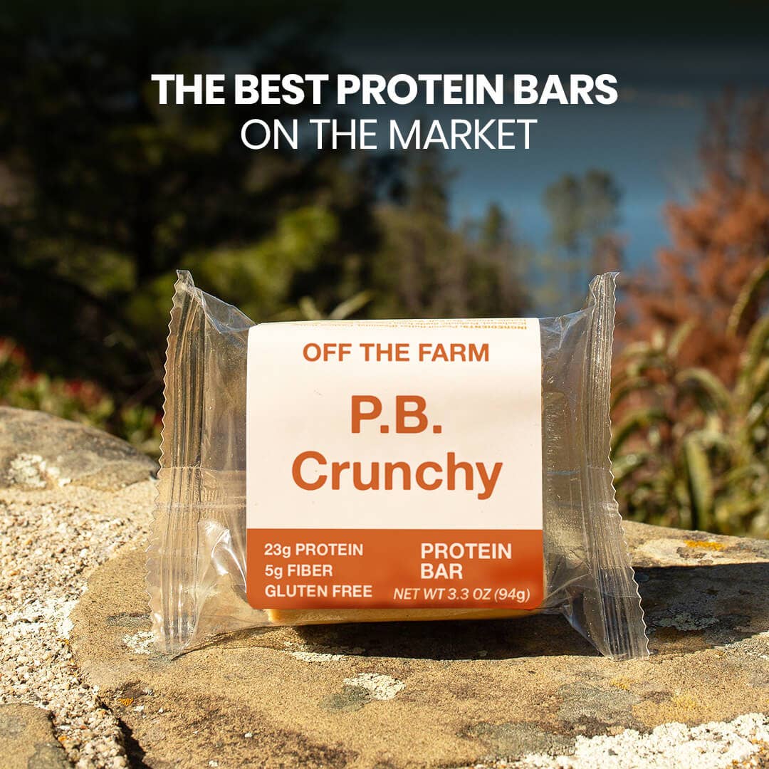 P.B. Crunchy Protein Bar | Off the Farm