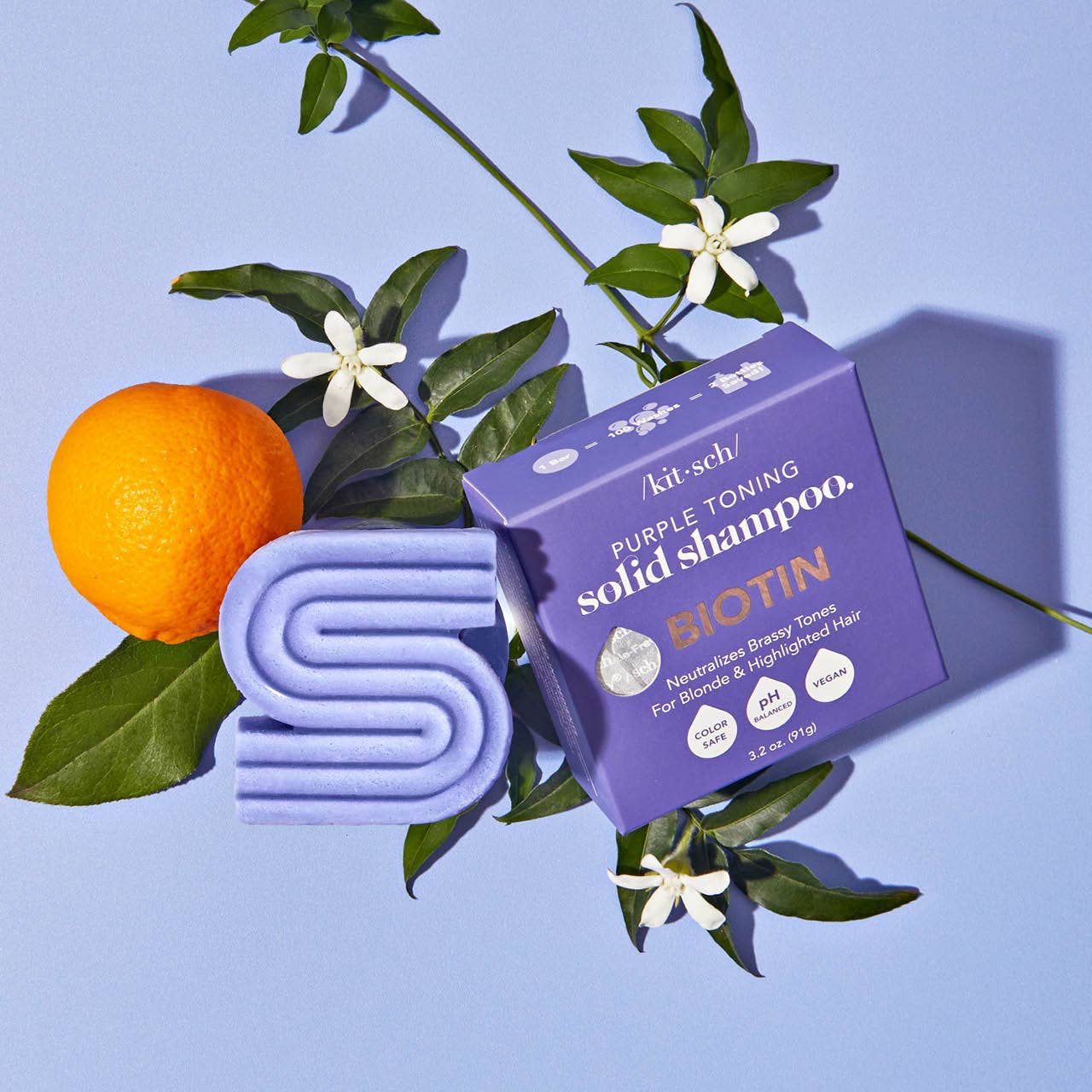 Purple Toning Solid Shampoo Bar | Kitsch