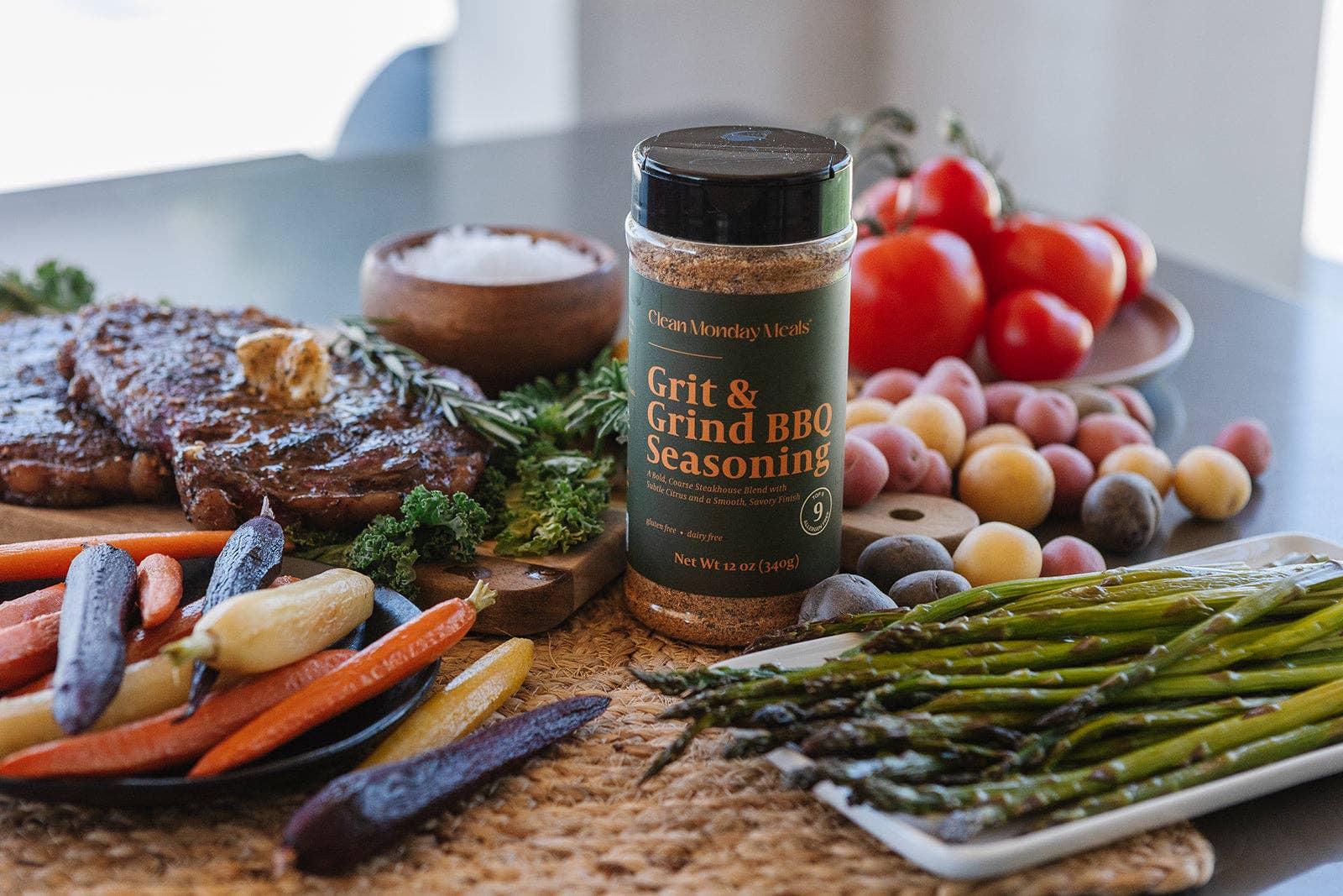 Grit & Grind BBQ Seasoning | Clean Monday Meals