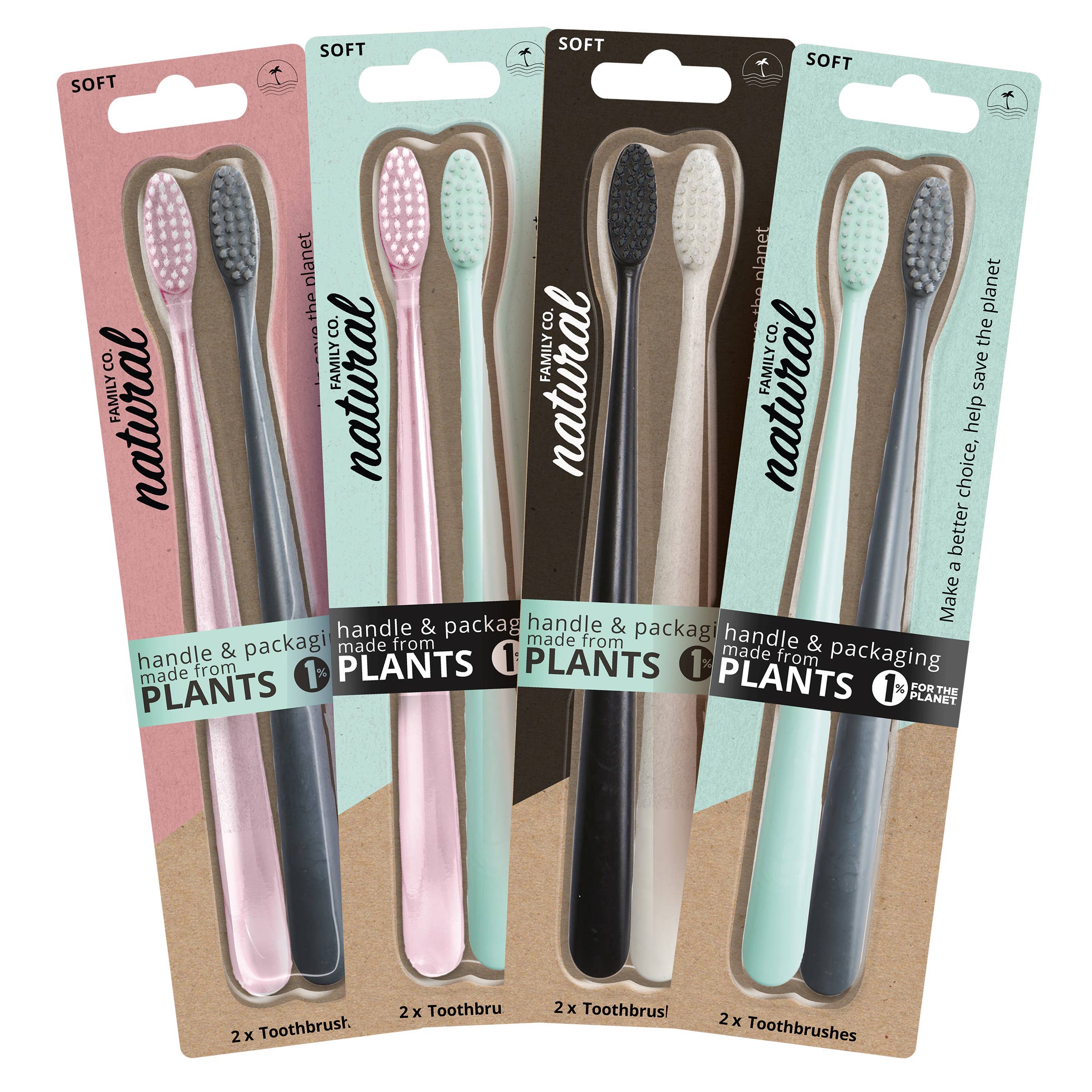NFco Toothbrush Twin Pk | Jack N' Jill Kids