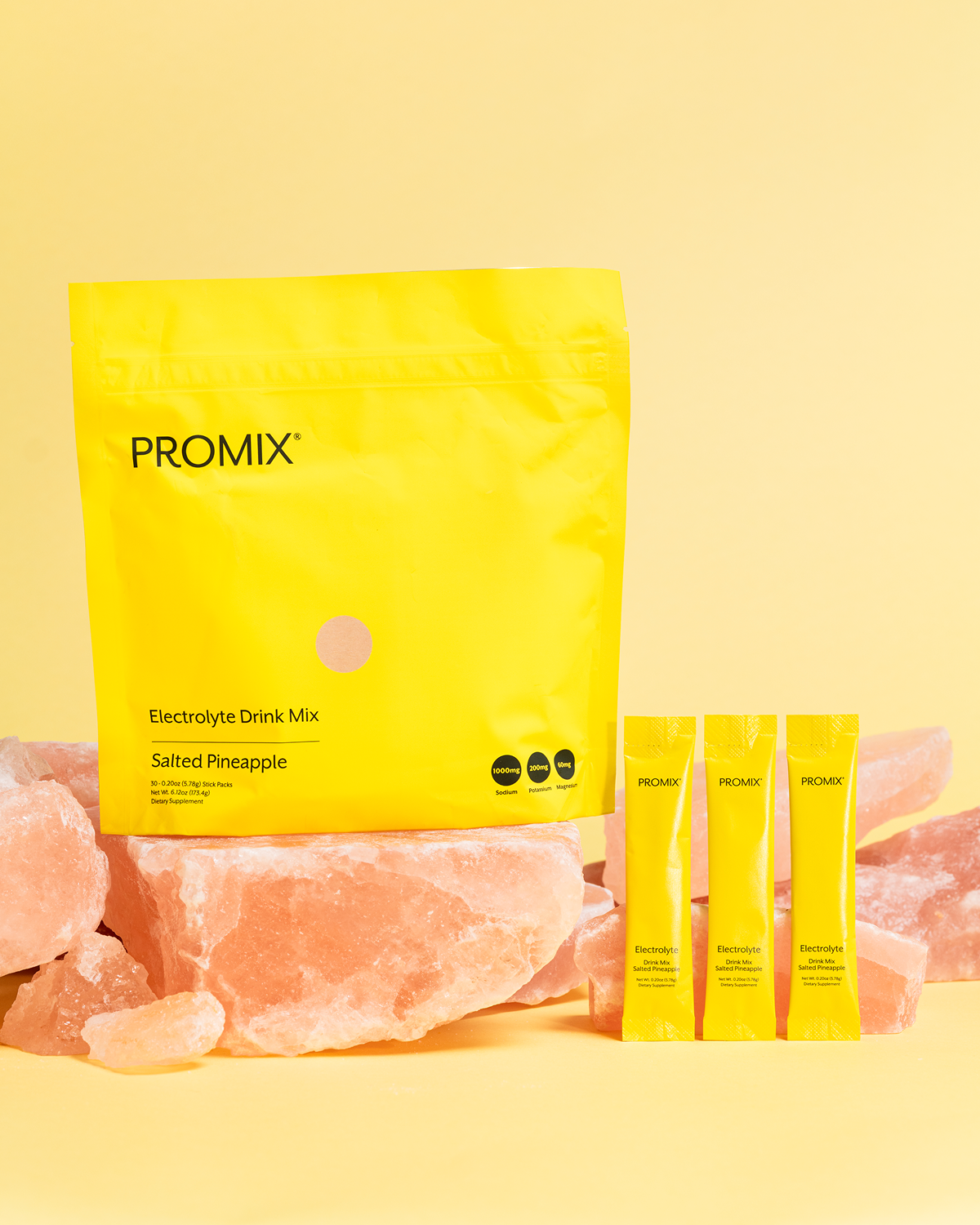 Salted Pineapple Electrolyte Drink Mix | Promix
