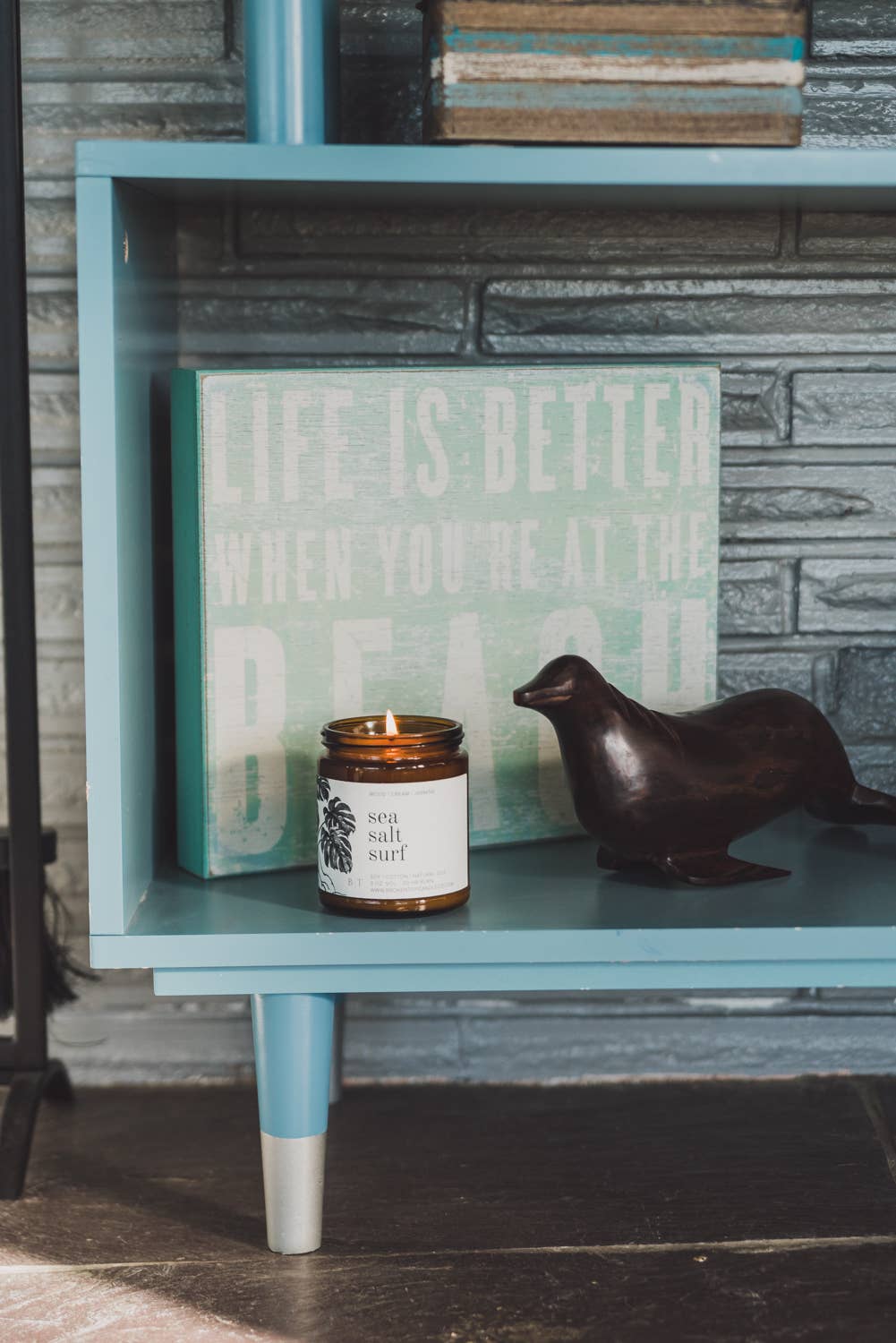 Sea Salt Surf Natural Soy Candle 9 oz | Broken Top