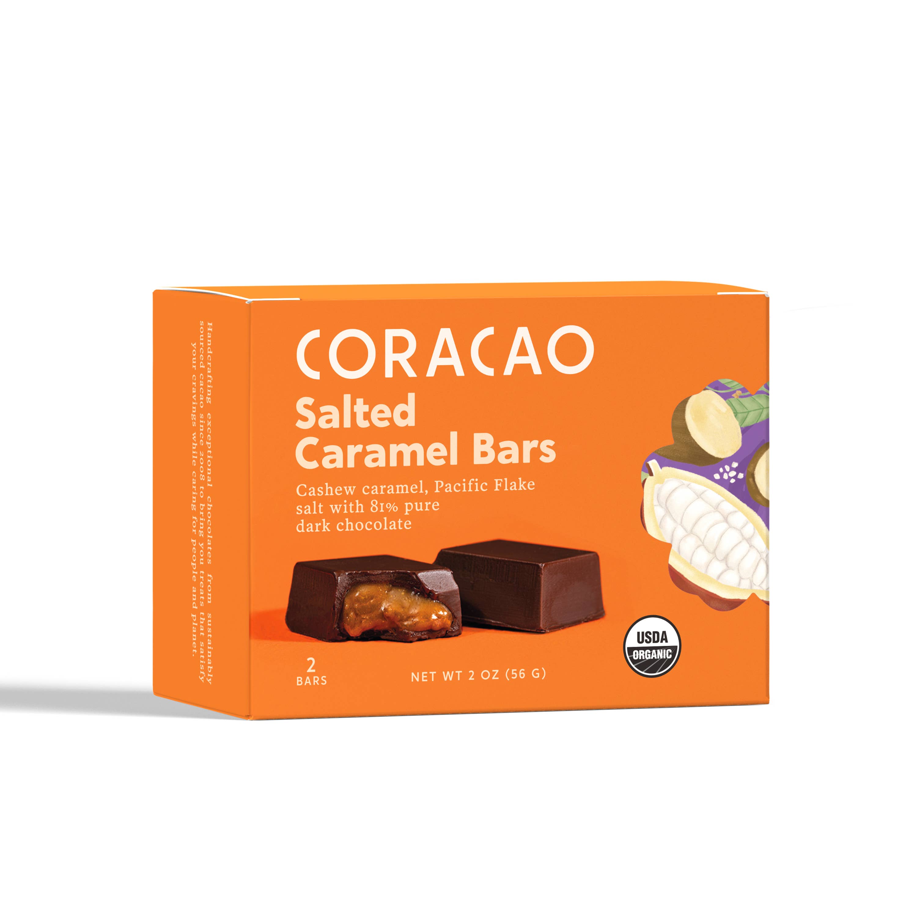Salted Caramel Bar 2-Pack | Coracao