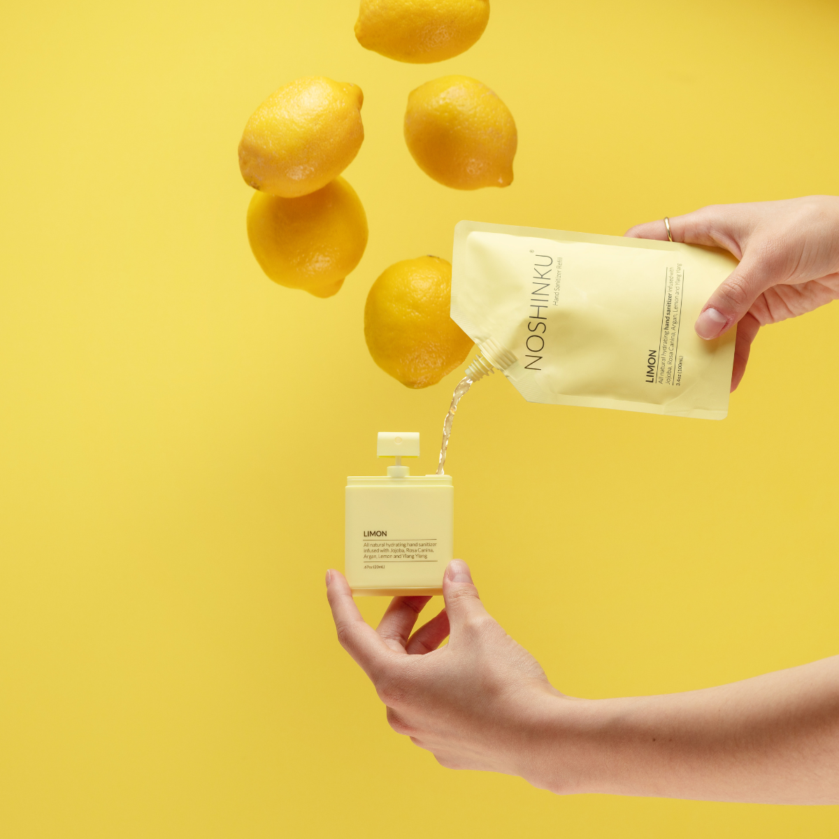 Lemon Ylang-Ylang Pocket Sanitizer | Noshinku