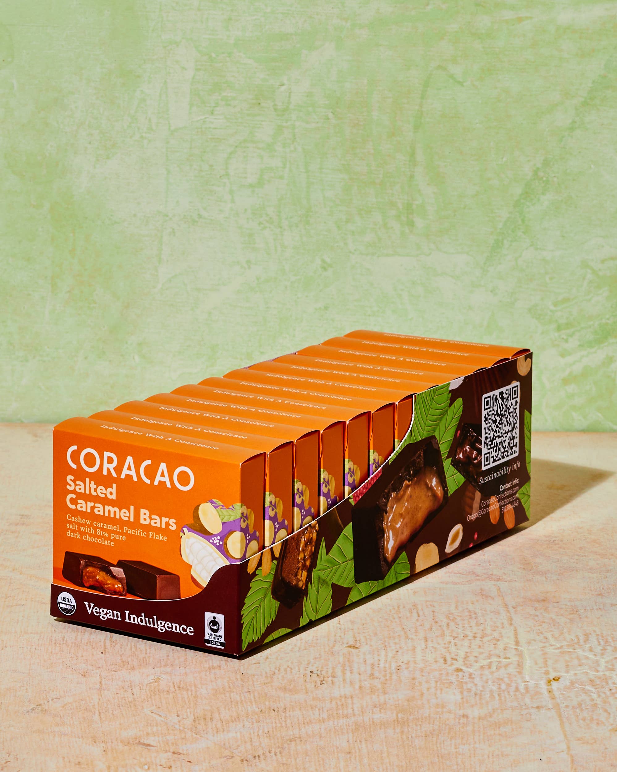 Salted Caramel Bar 2-Pack | Coracao