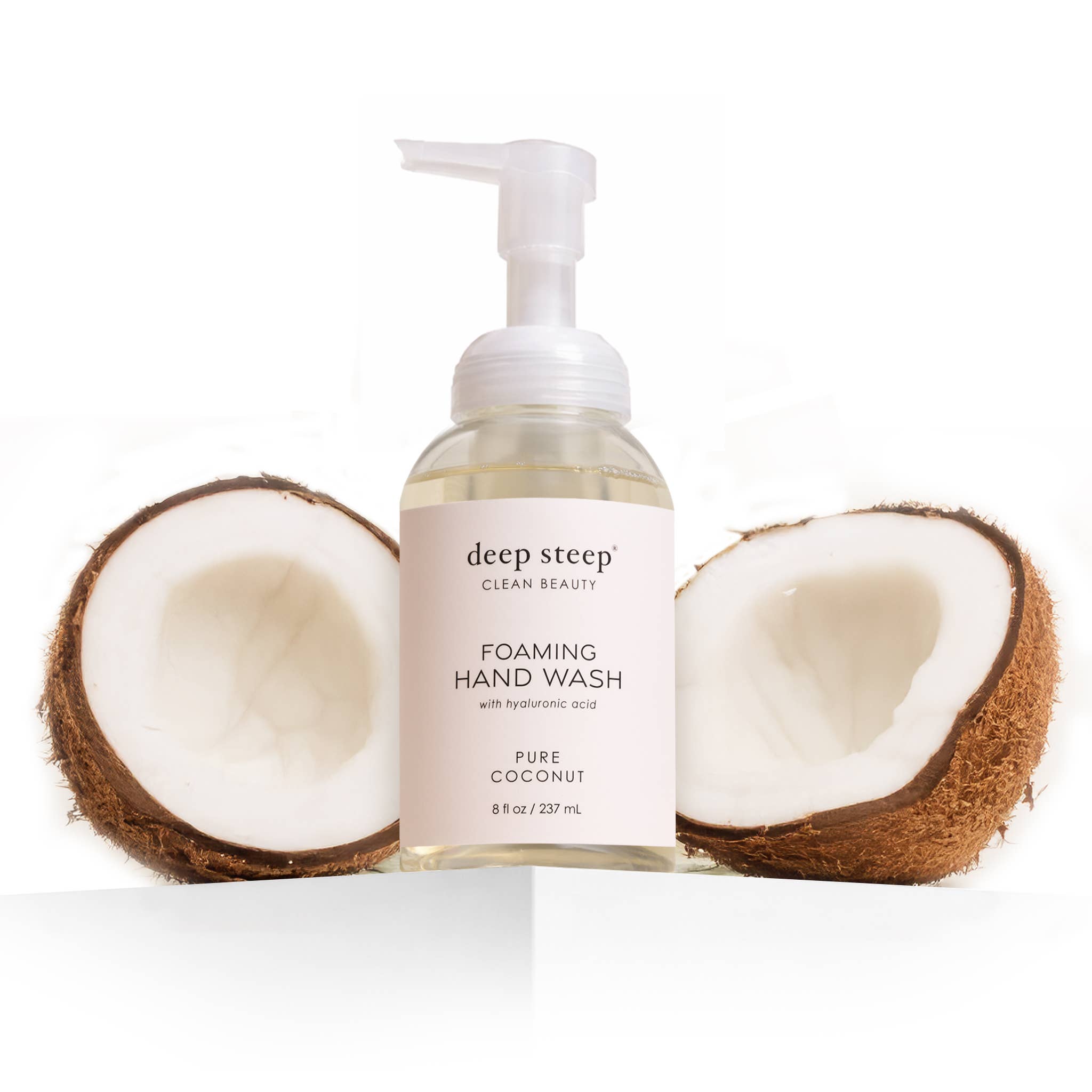 Foaming Hand Wash - Pure Coconut 8oz | Deep Steep Clean Beauty