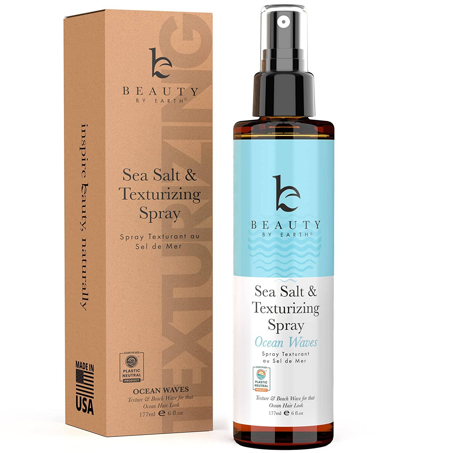 Sea Salt Spray Hair Texturizer | Beauty By Earth