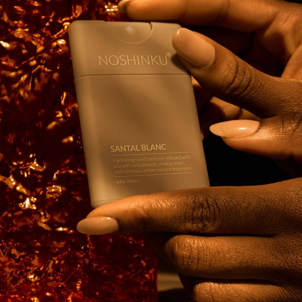 Santal Blanc Hydrating Pocket Hand Sanitizer | Noshinku