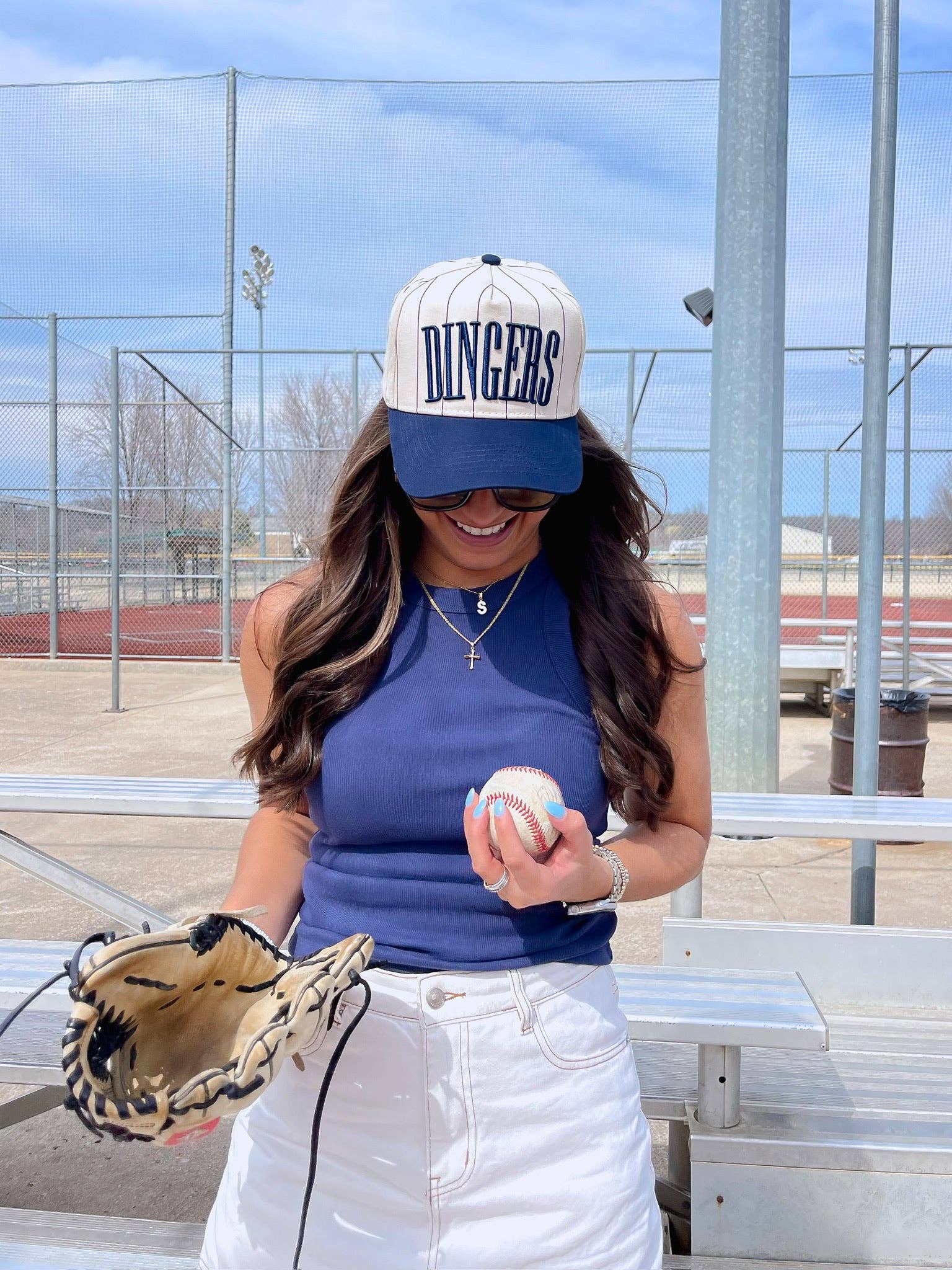 Dingers - Stripe Vintage Trucker Hat | Kenzkustomz