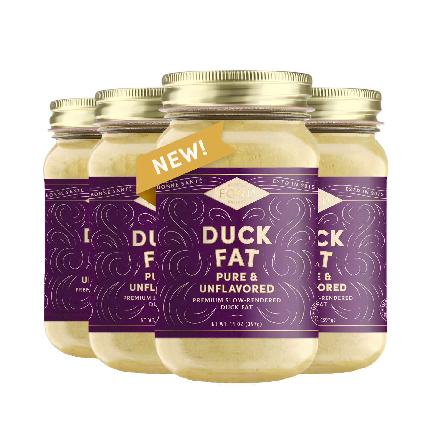 Pure & Unflavored Duck Fat | Fond Regenerative