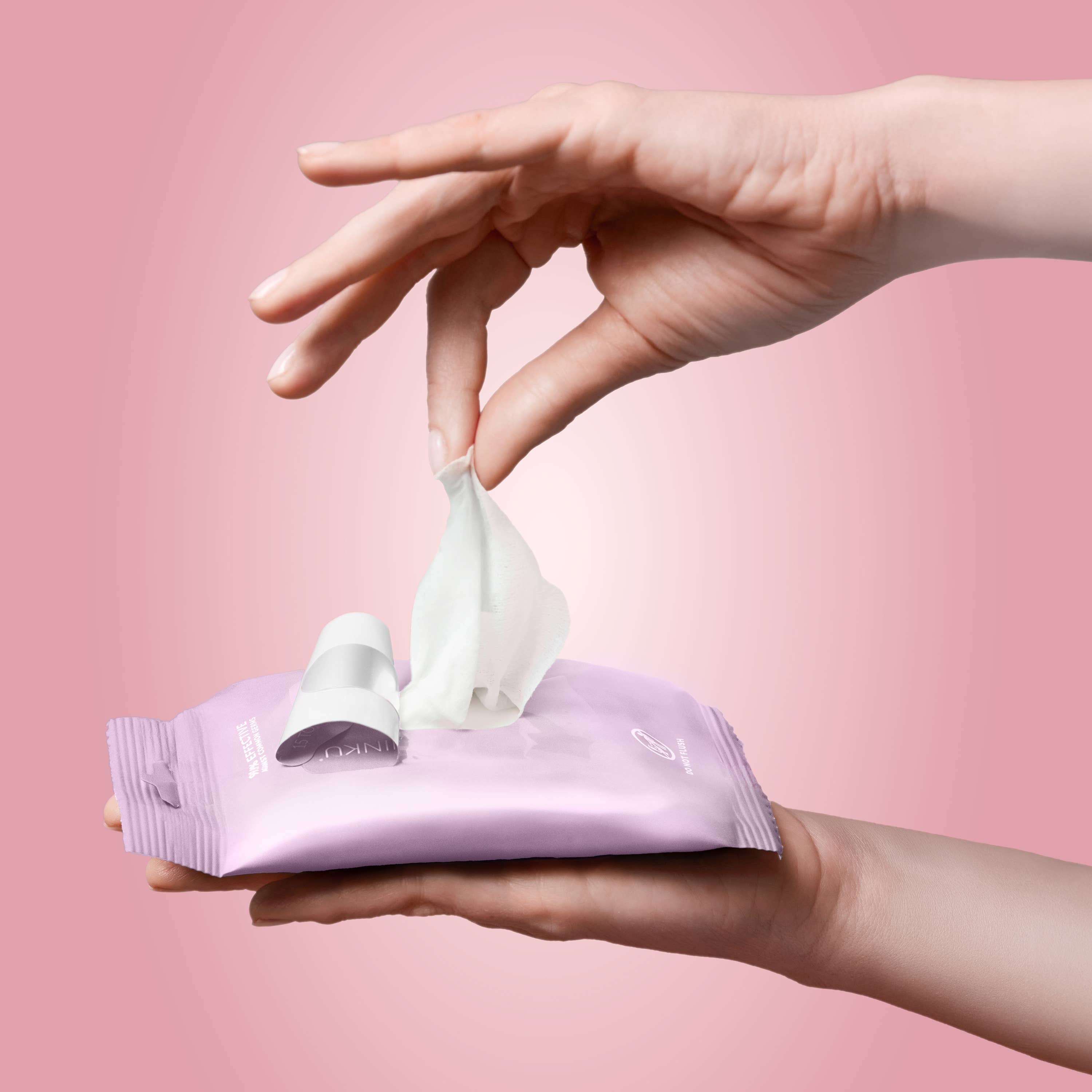 Lavender Nourishing Hand Sanitizing Travel Wipes | Noshinku