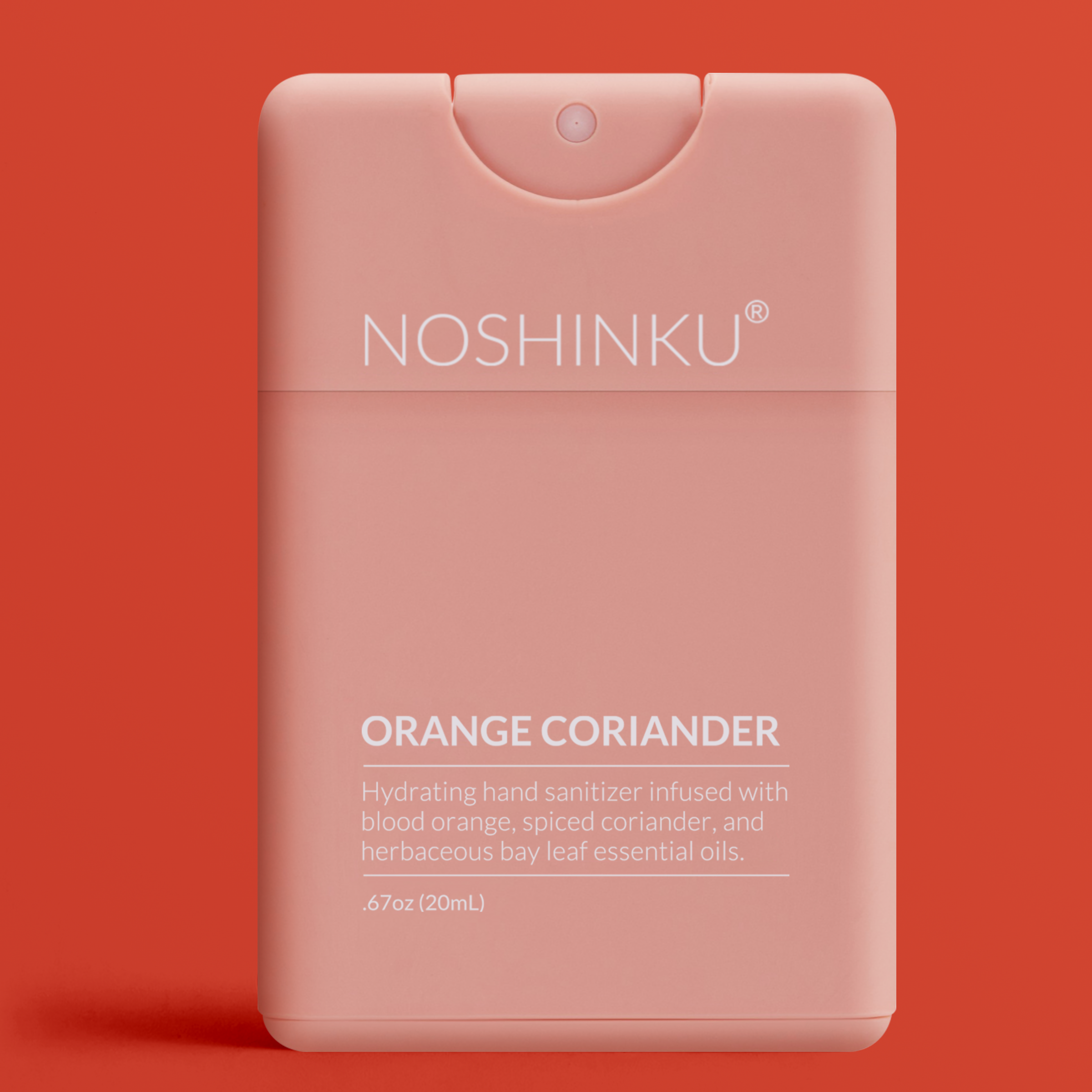 Refillable Orange Coriander Moisturizing Hand Sanitizer | Noshinku