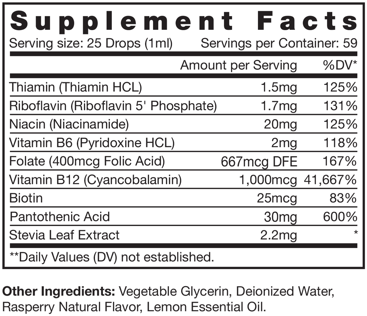Vitamin B Complex by Vitality Works | Eidon Ionic Materials