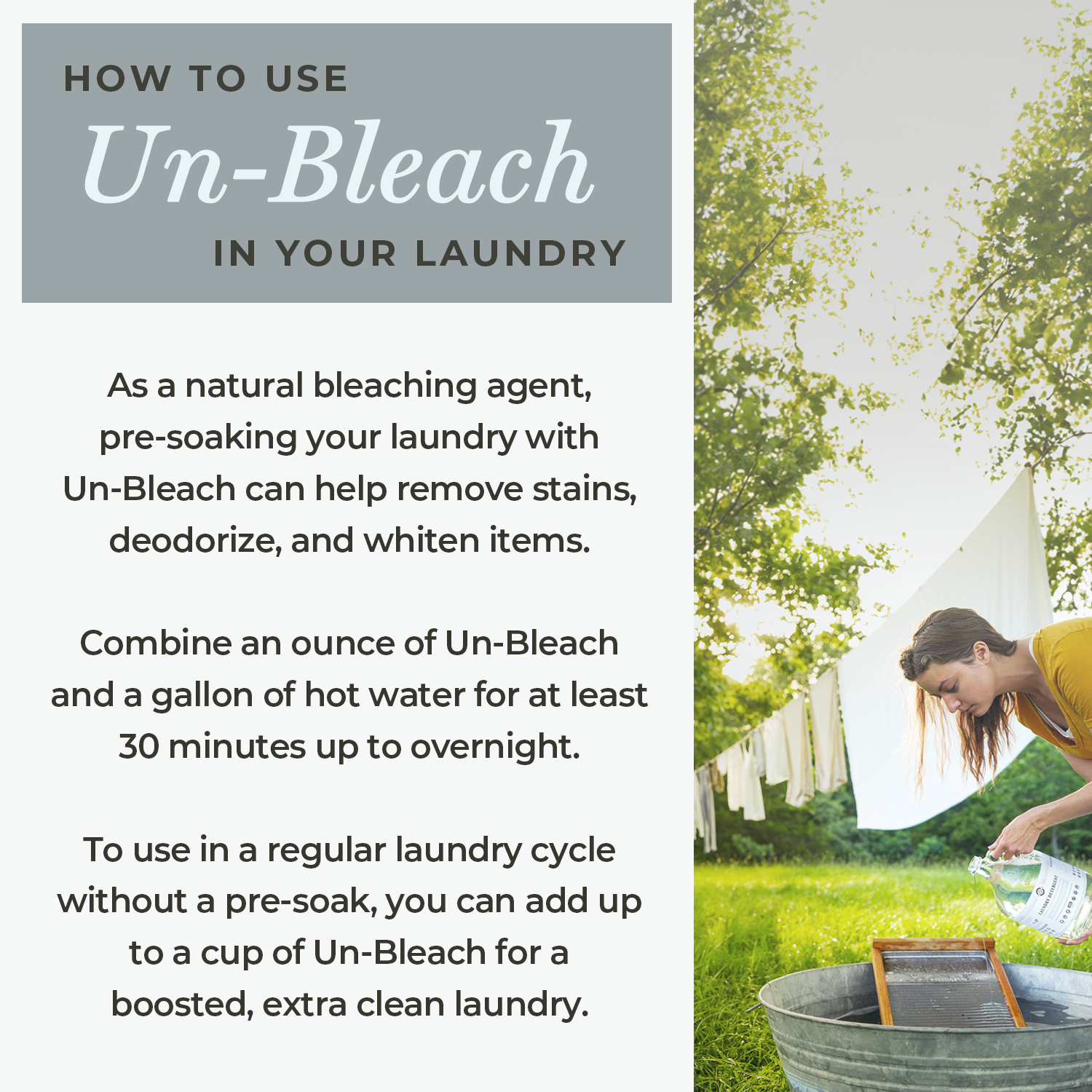 Un-Bleach 2 lb Bag | Rustic Strength