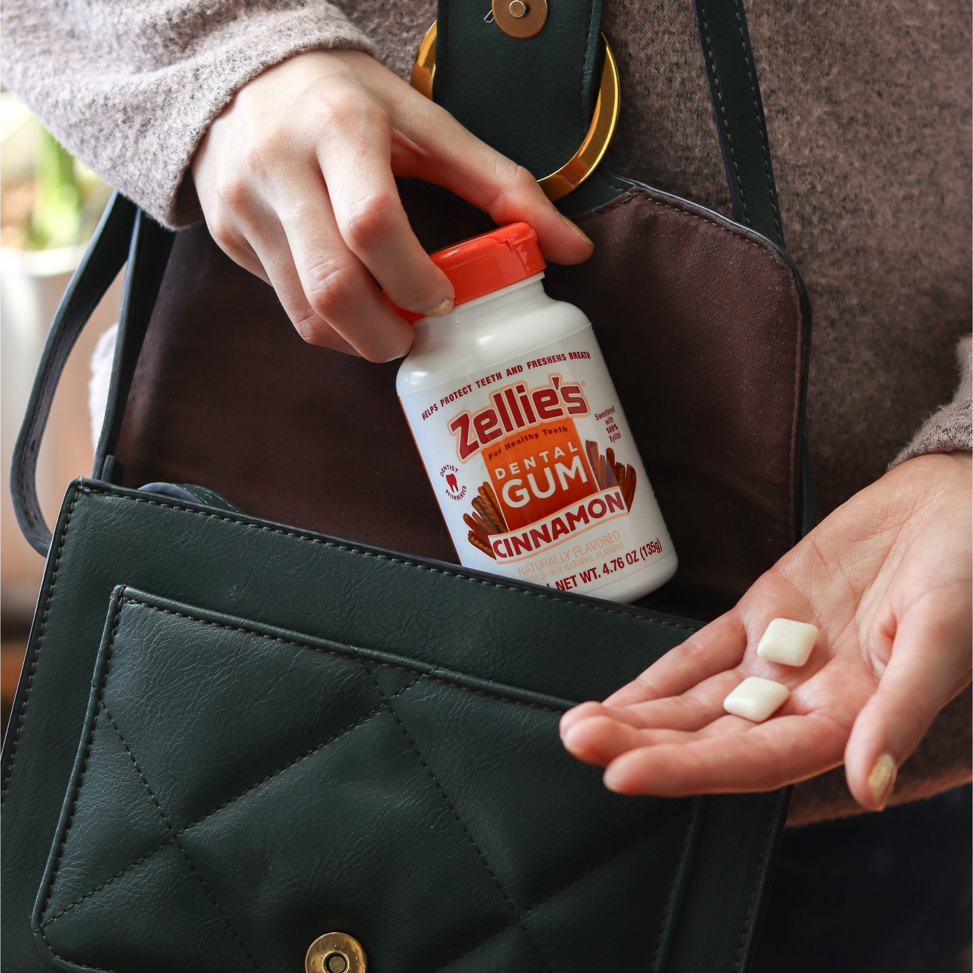 Zellie's Xylitol Dental Gum - Cinnamon | Zellies