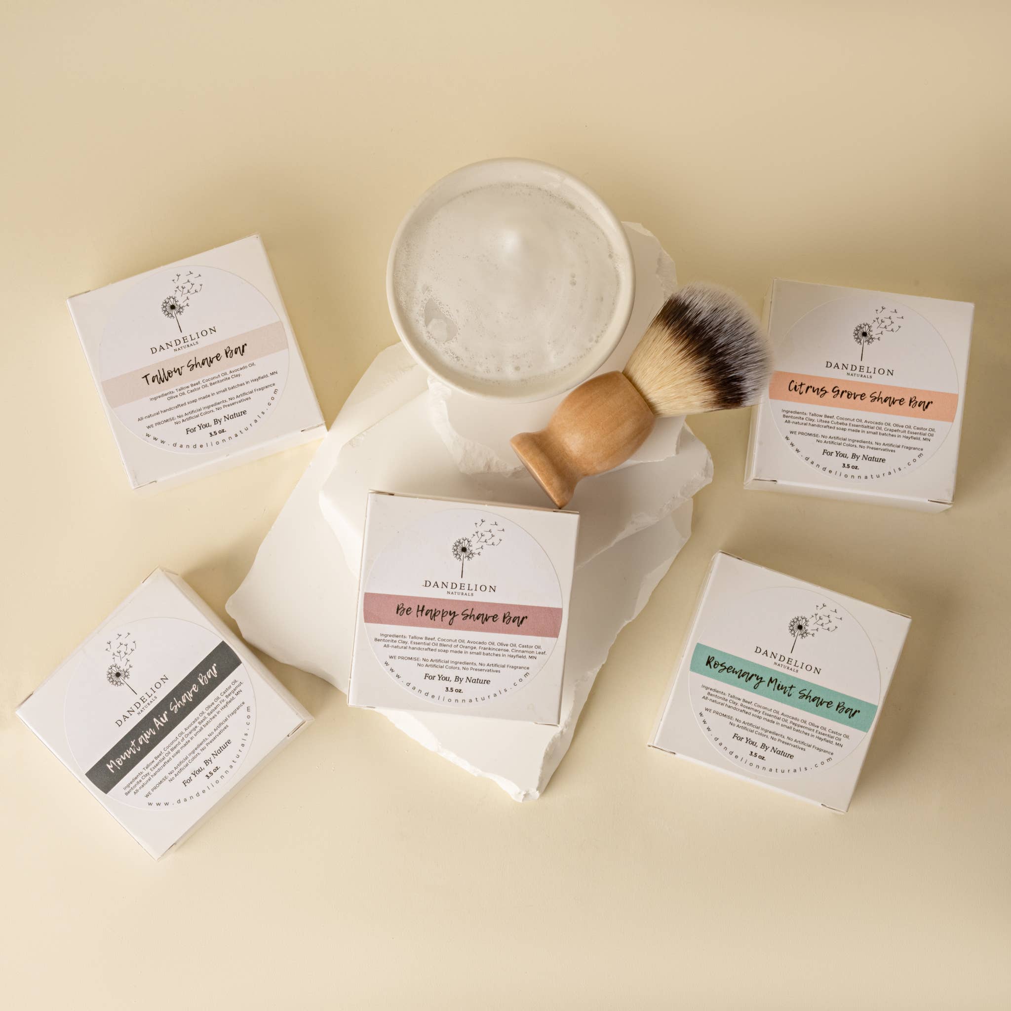 Tallow Shave Soap | Dandelion Naturals