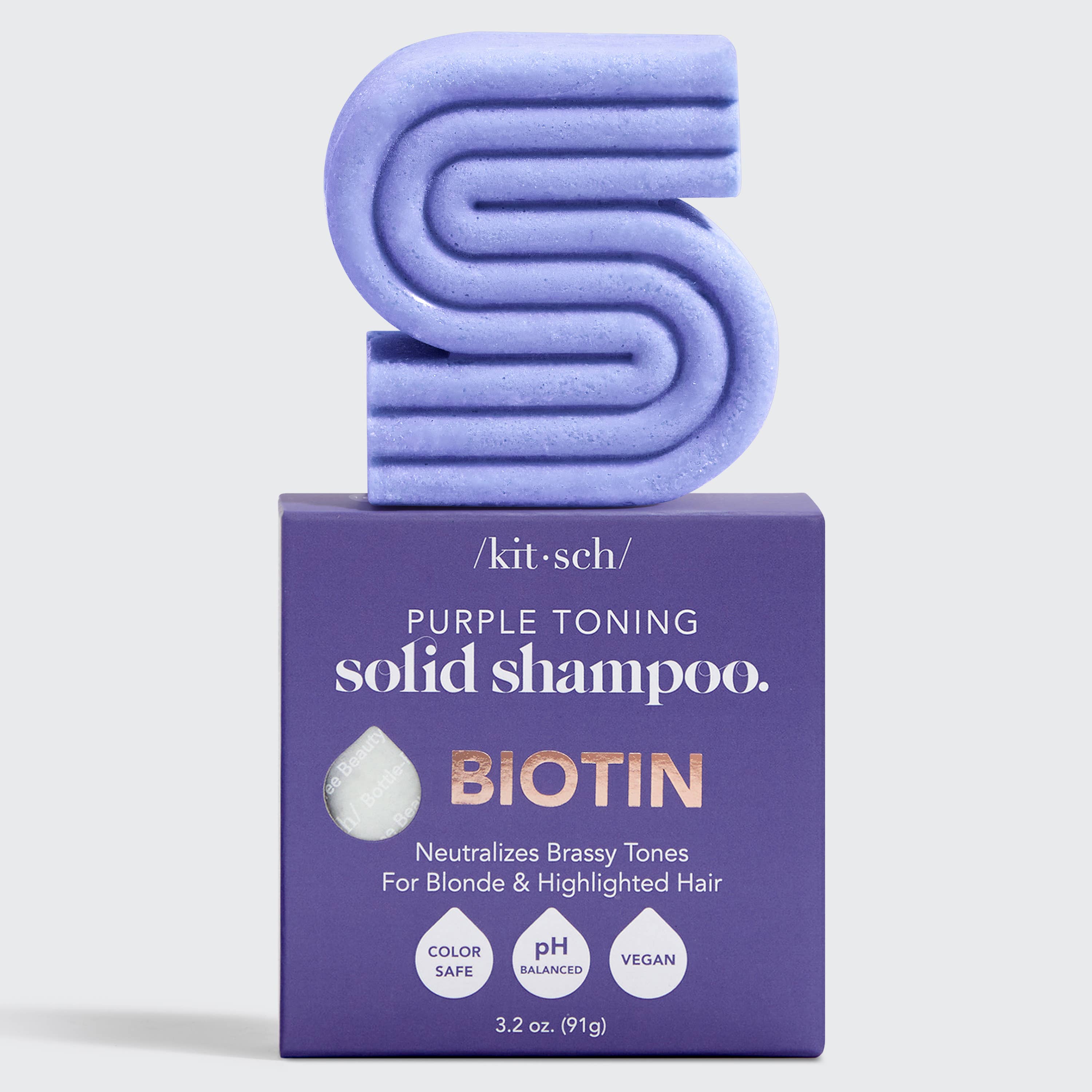 Purple Toning Solid Shampoo Bar | Kitsch