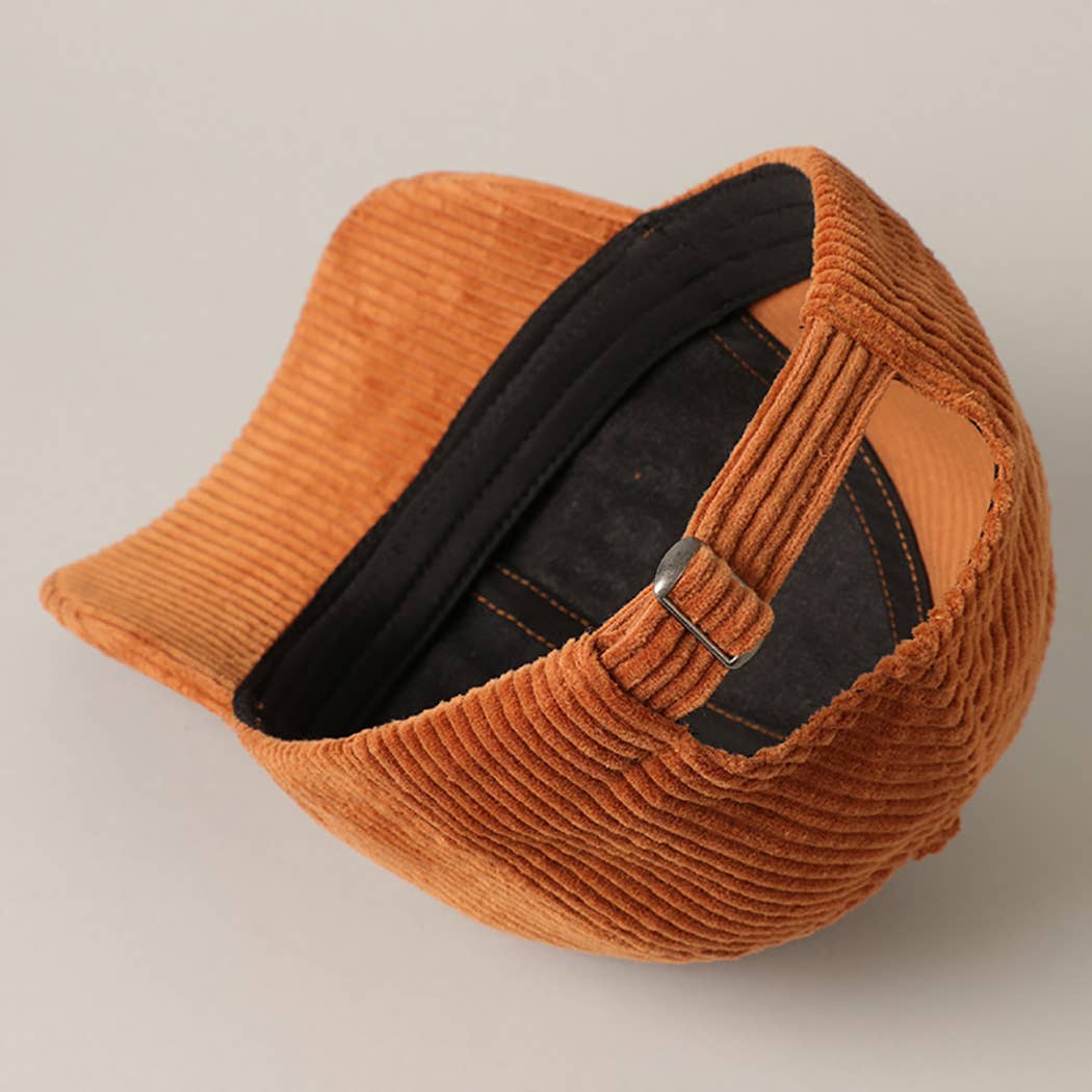 BLESSED 3D Embroidered Corduroy Baseball Cap | Toothbrush LLC