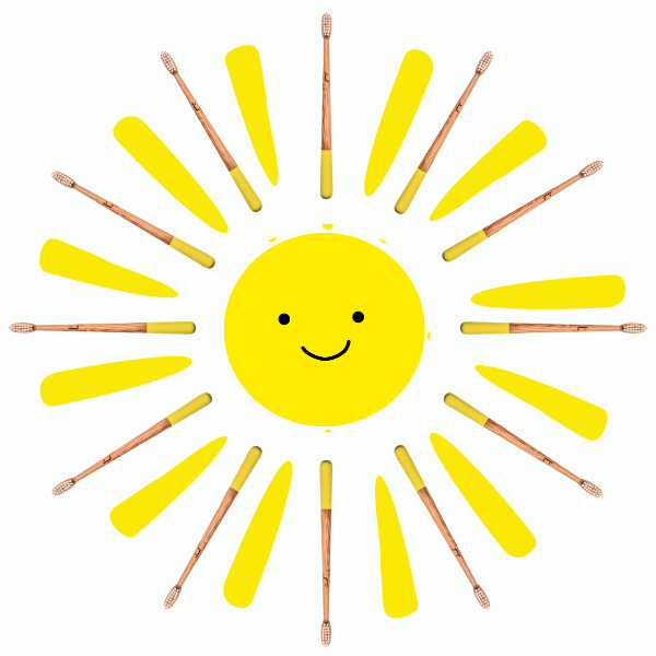 Sunshine Yellow Tiny Truthbrush with soft bristles | Toothbrush LLC