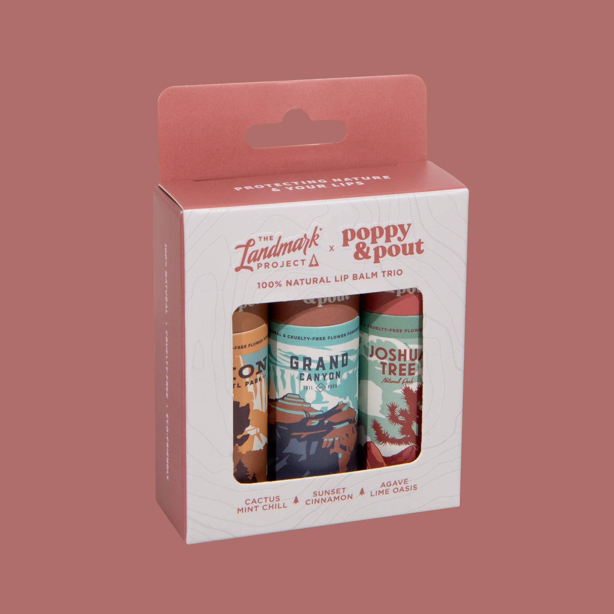 The Landmark Project, Lip Balm Trio, Desert | Poppy and Pout